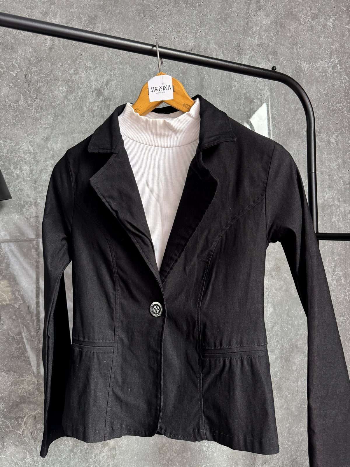 Blazer negro talle Xs/S