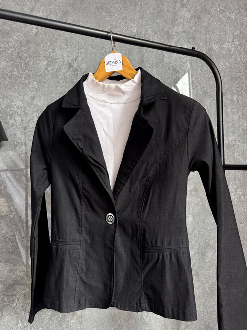 Blazer negro talle Xs/S