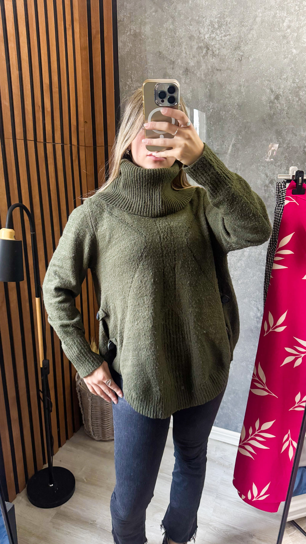 Polerón verde oliva