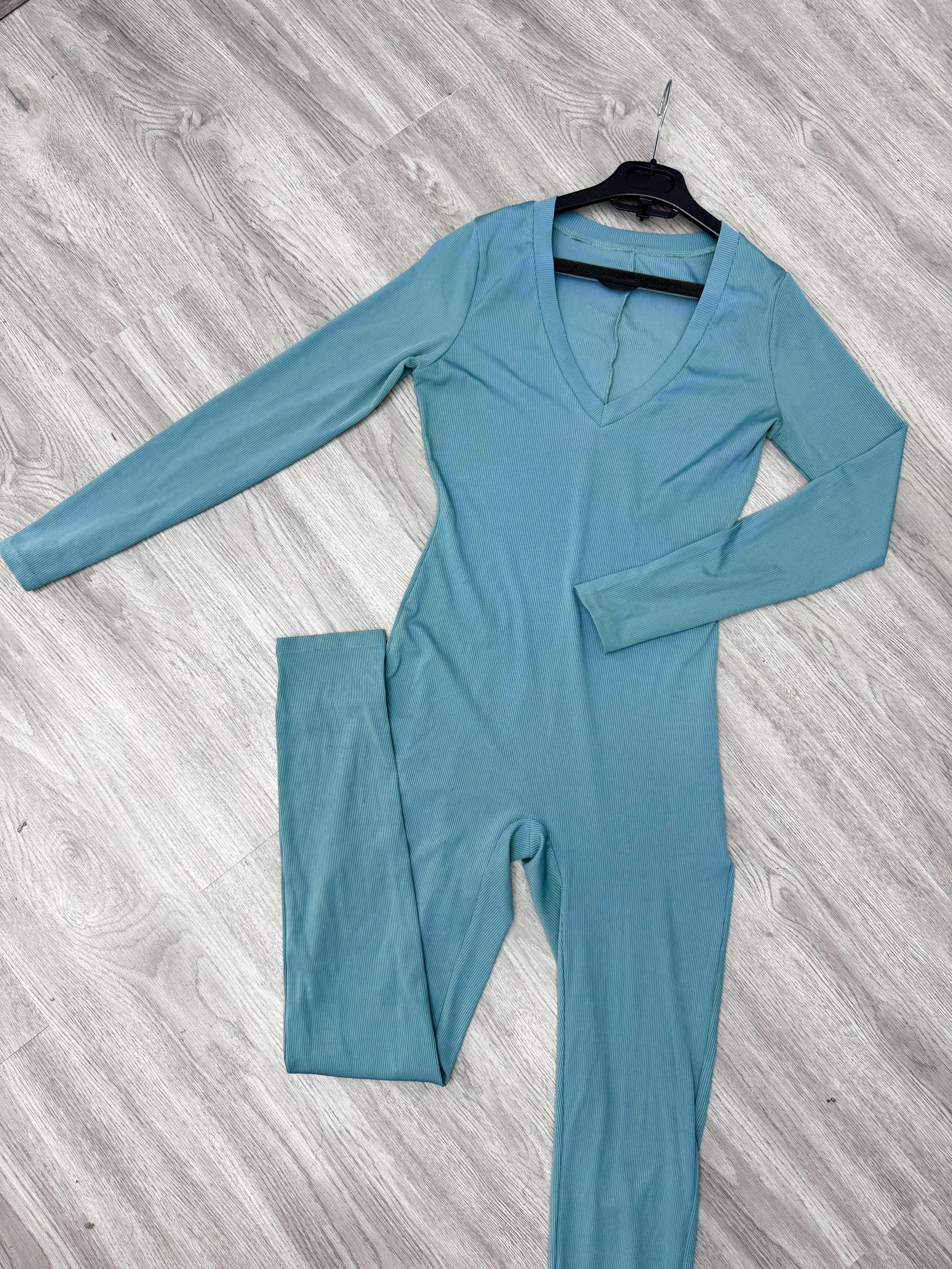 Catsuit gym celeste