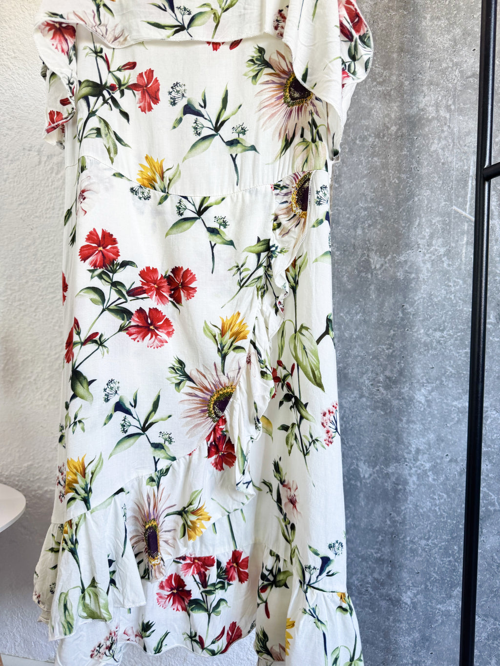 Vestido floreado talle S