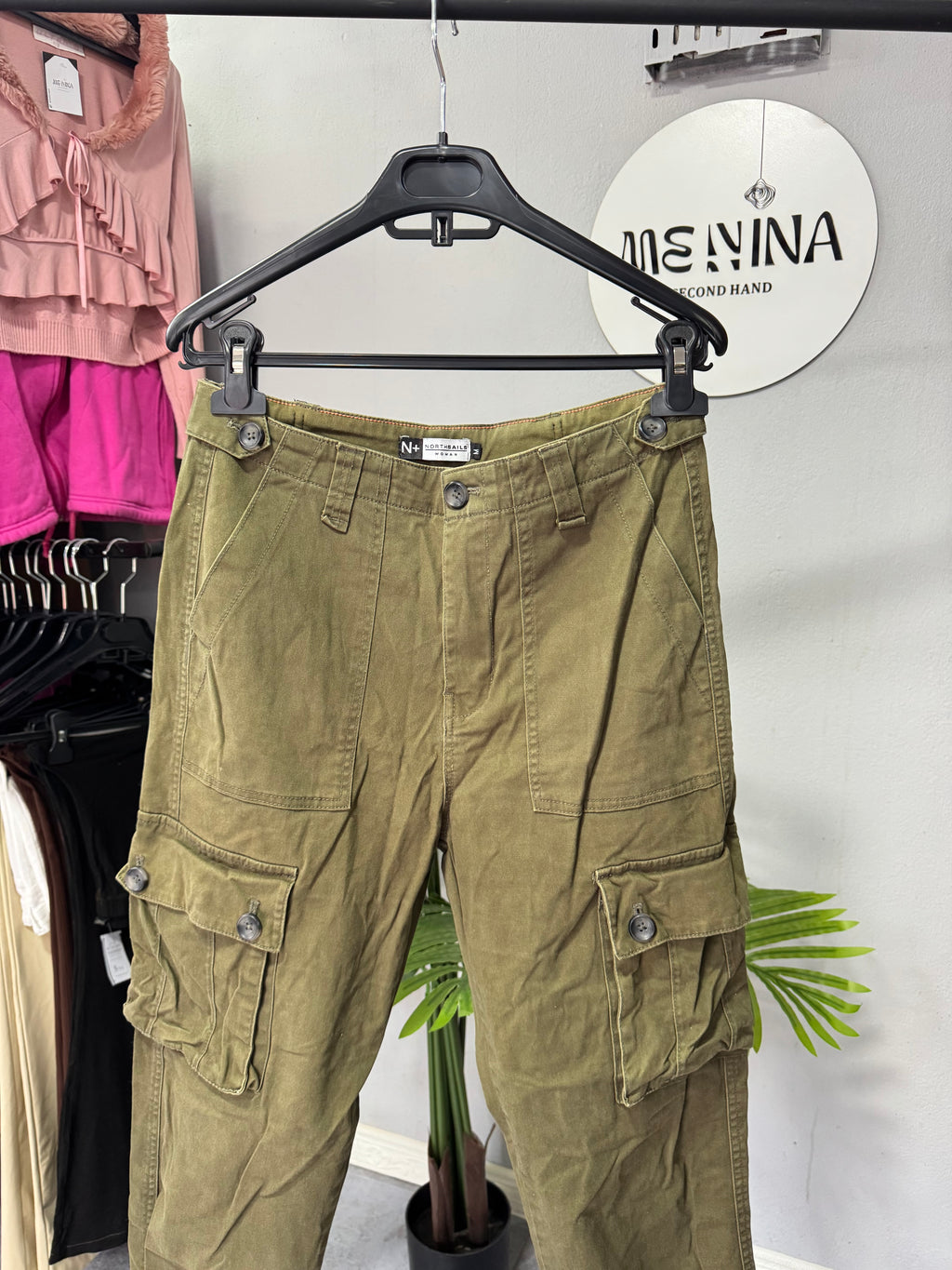 Pantalón cargo verde
