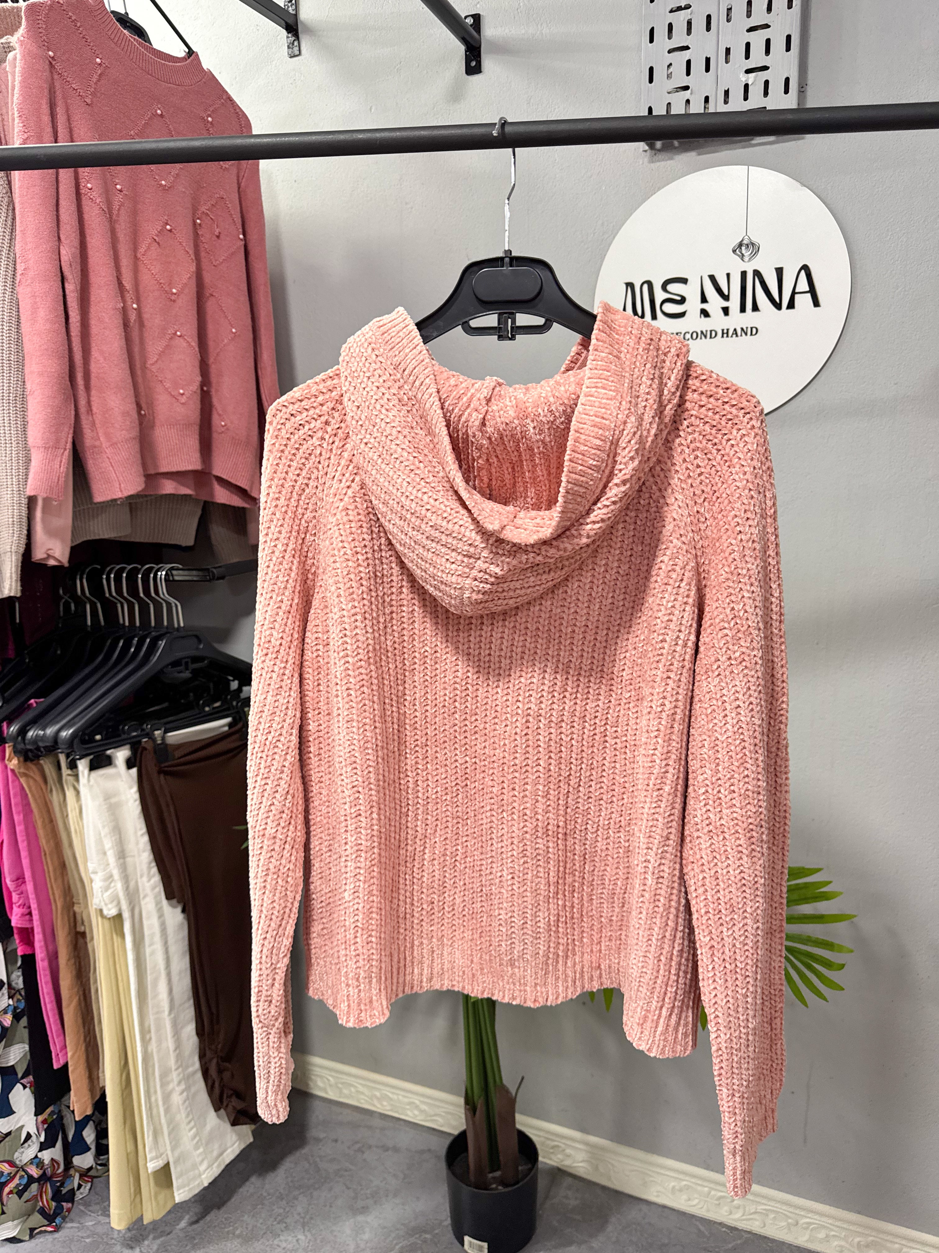 Canguro chenille rosado