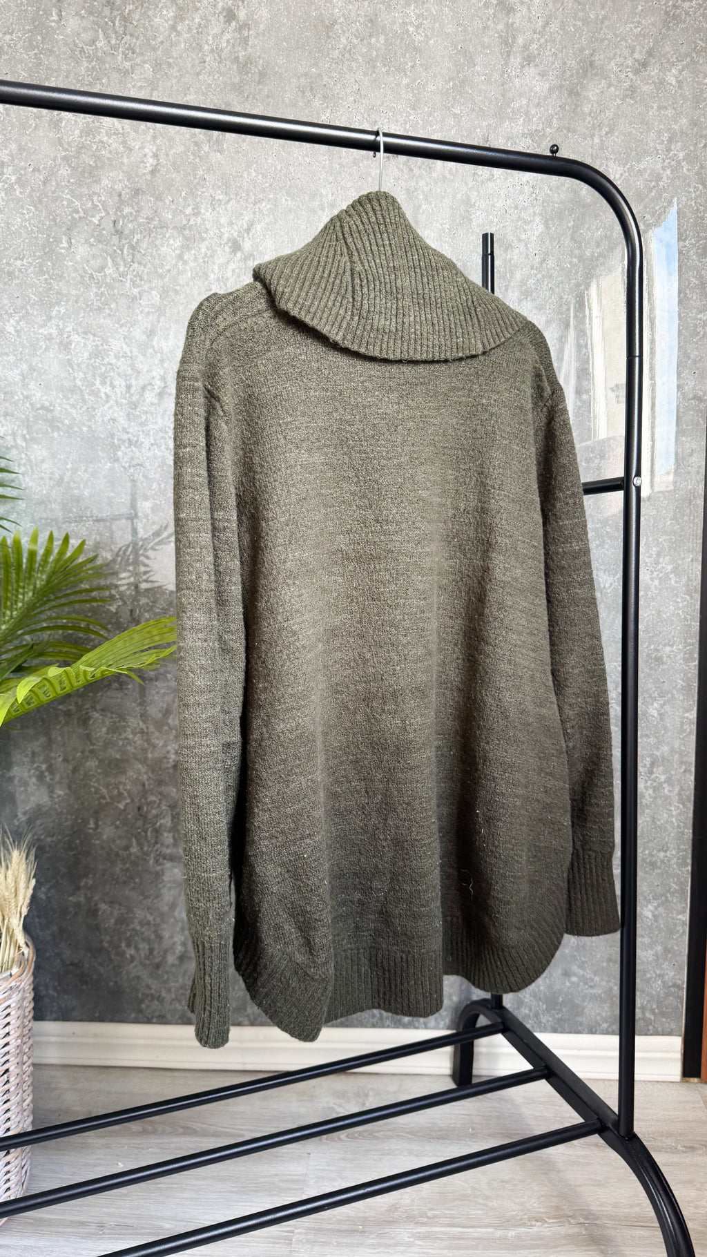 Polerón verde oliva