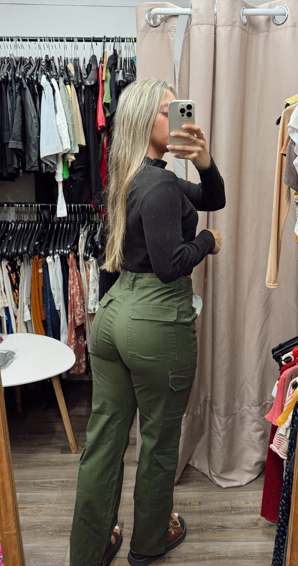 Pantalón cargo verde