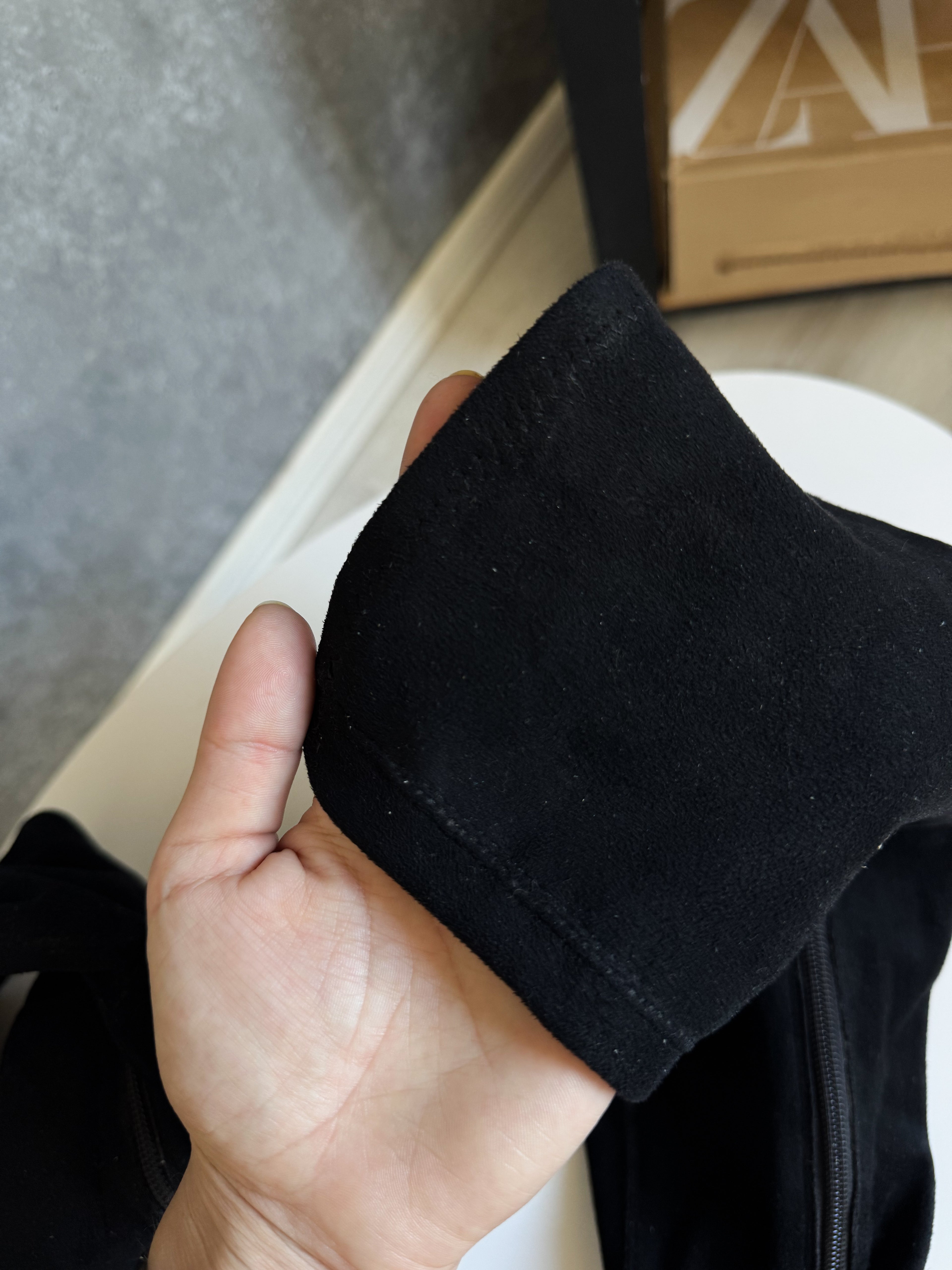 Botas bucaneras de gamuza