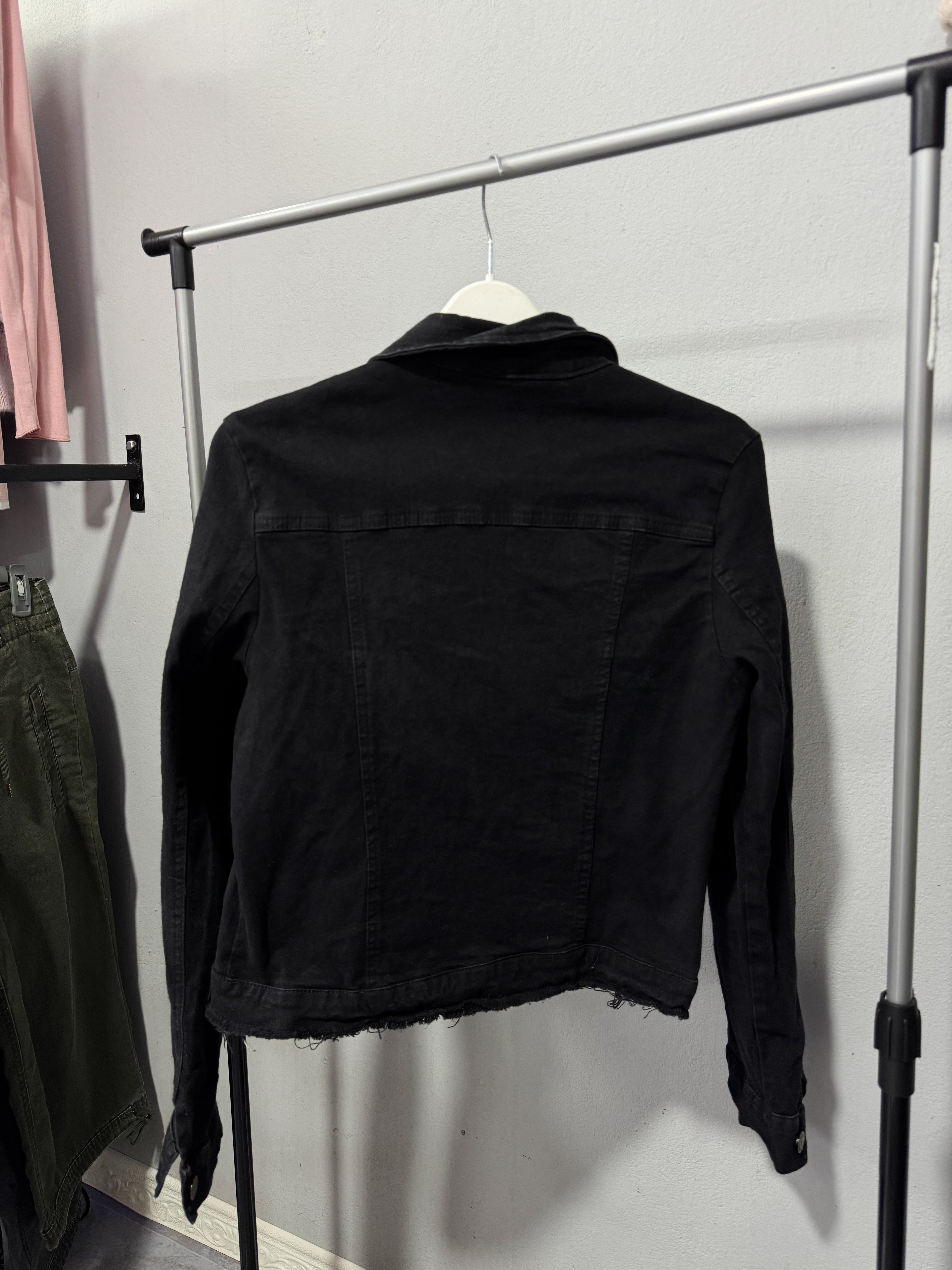 Chaqueta de Jean negra