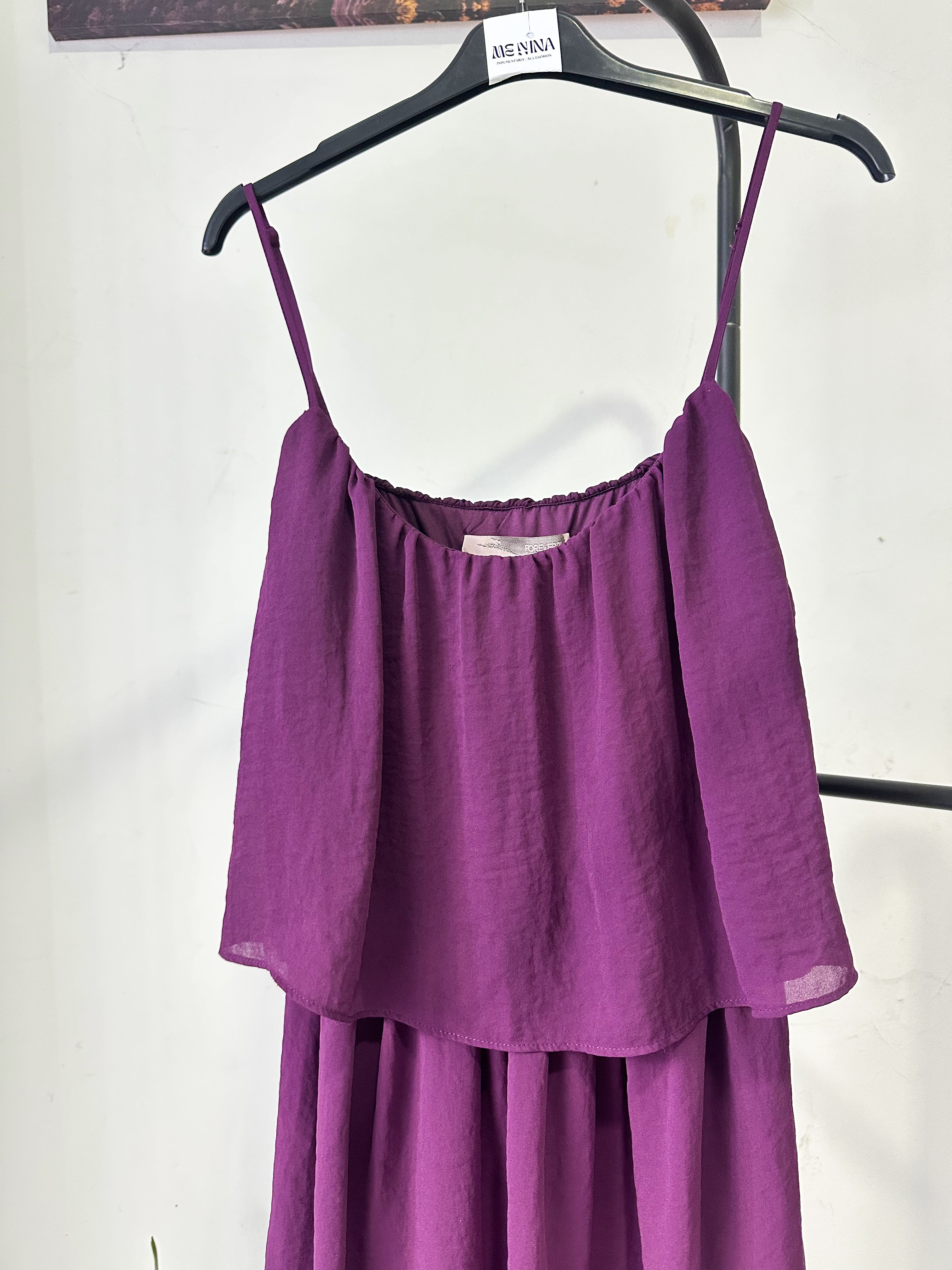 Vestido Forever 21 violeta