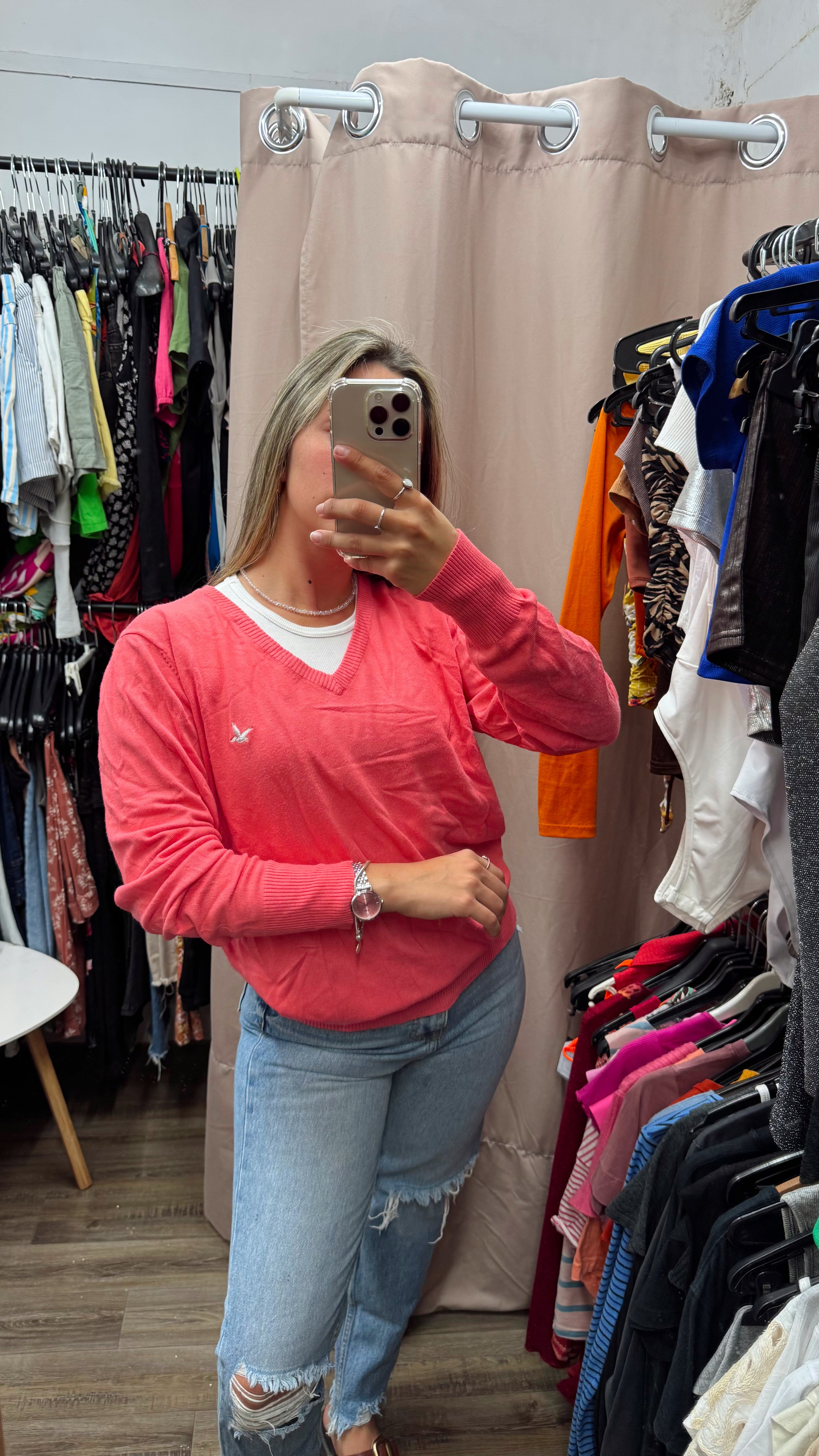 Buzo Santa Bárbara rosado