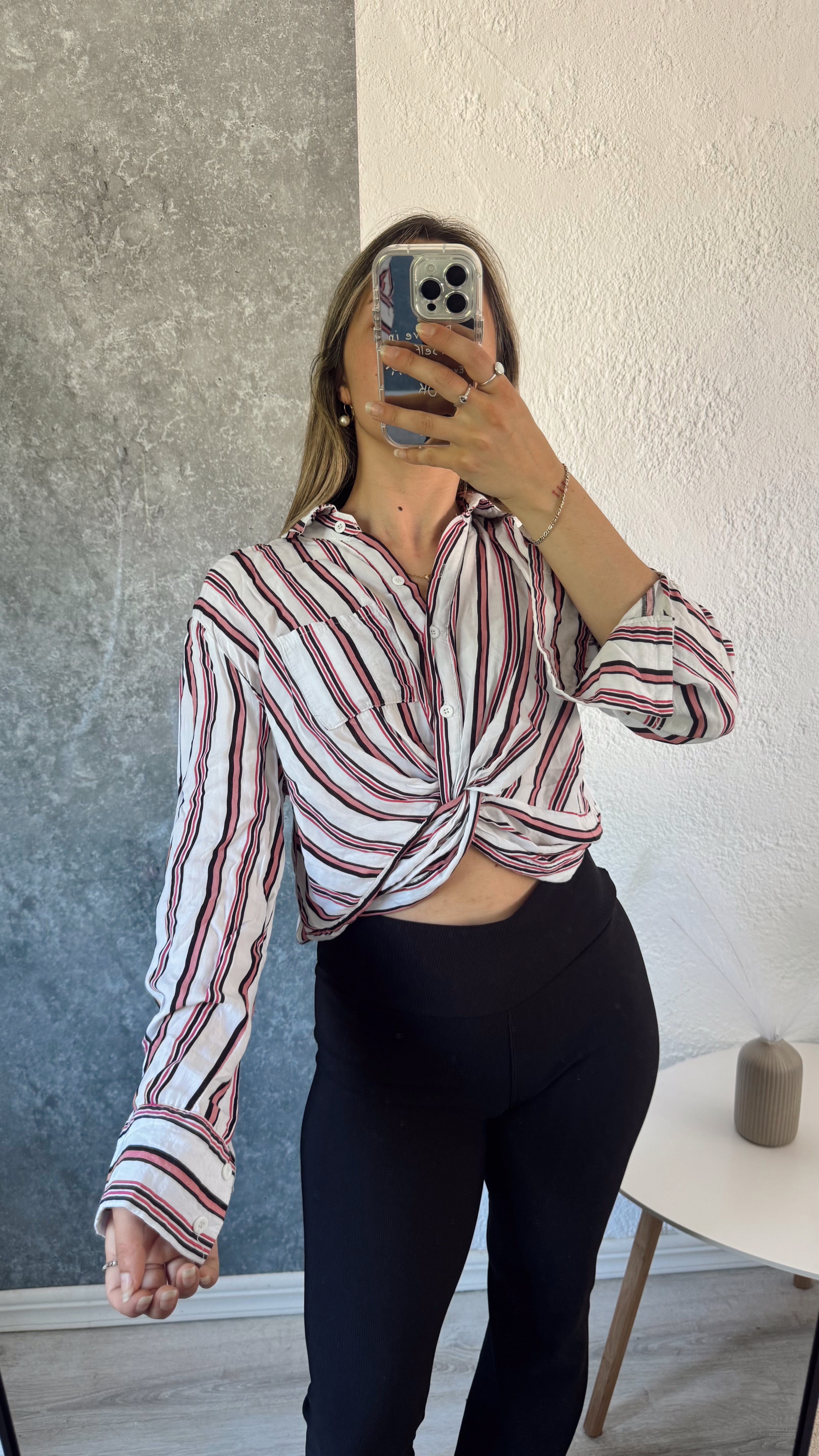 Camisa con nudo AGUSTINAS