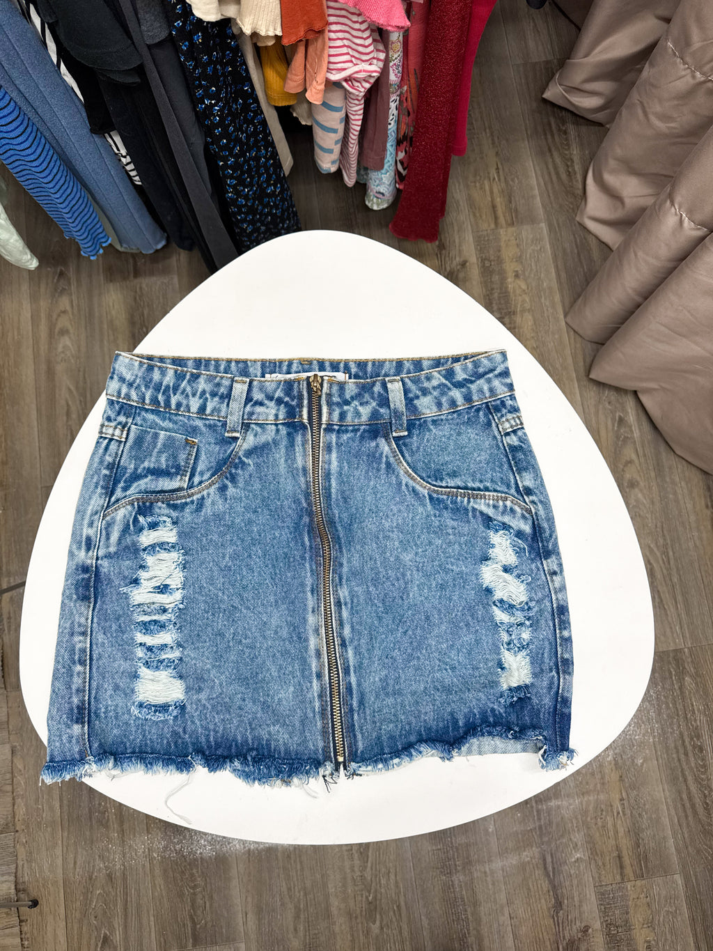 Pollera de Jean con cierre