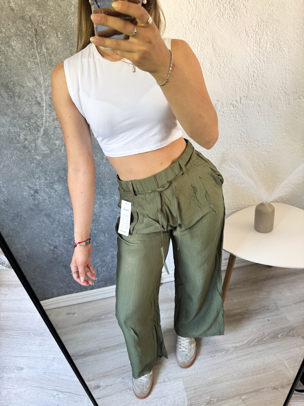 Pantalón NUEVO fresco color verde