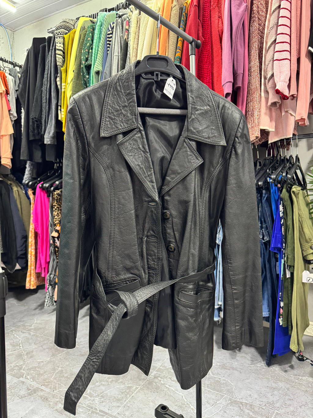 Chaqueta negra 100% cuero