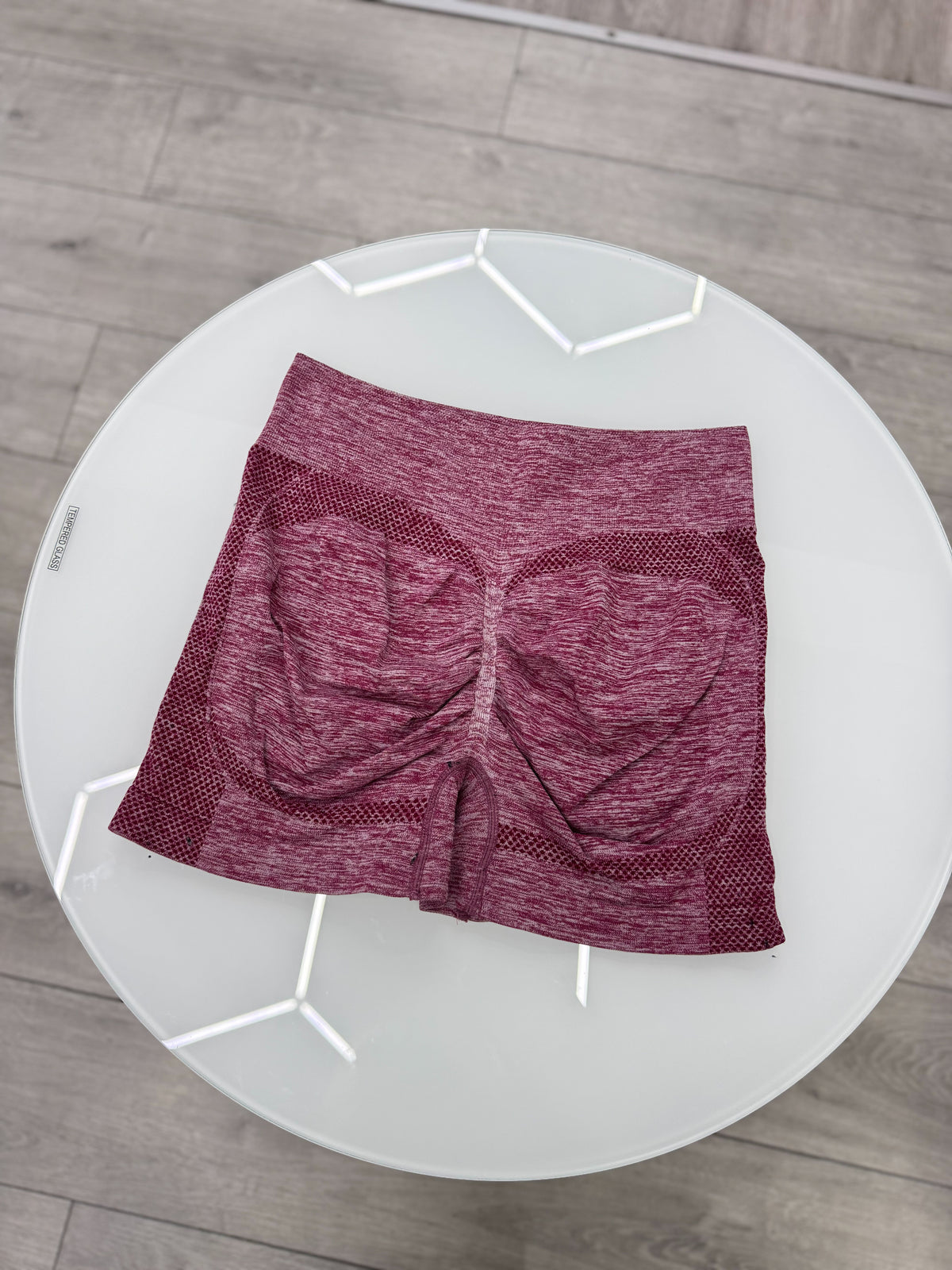 Calza short deportivo bordó talle XL
