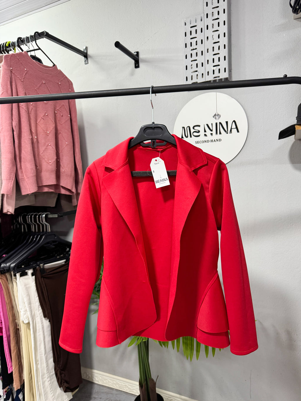 Blazer rojo talle S