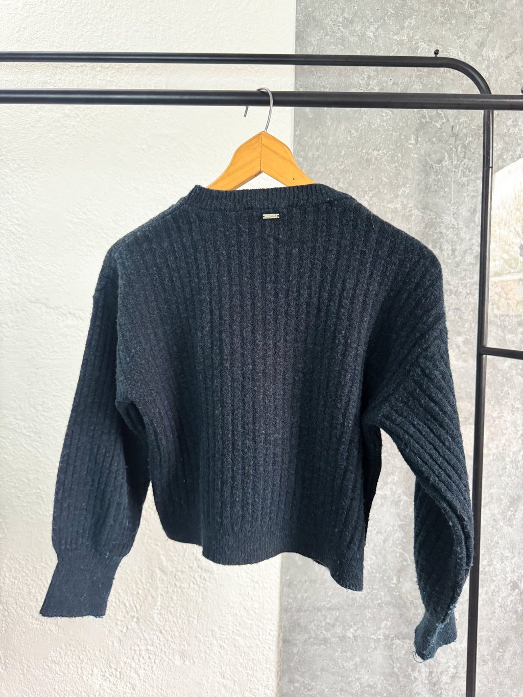 Buzo de lana azul oscuro MISTRAL