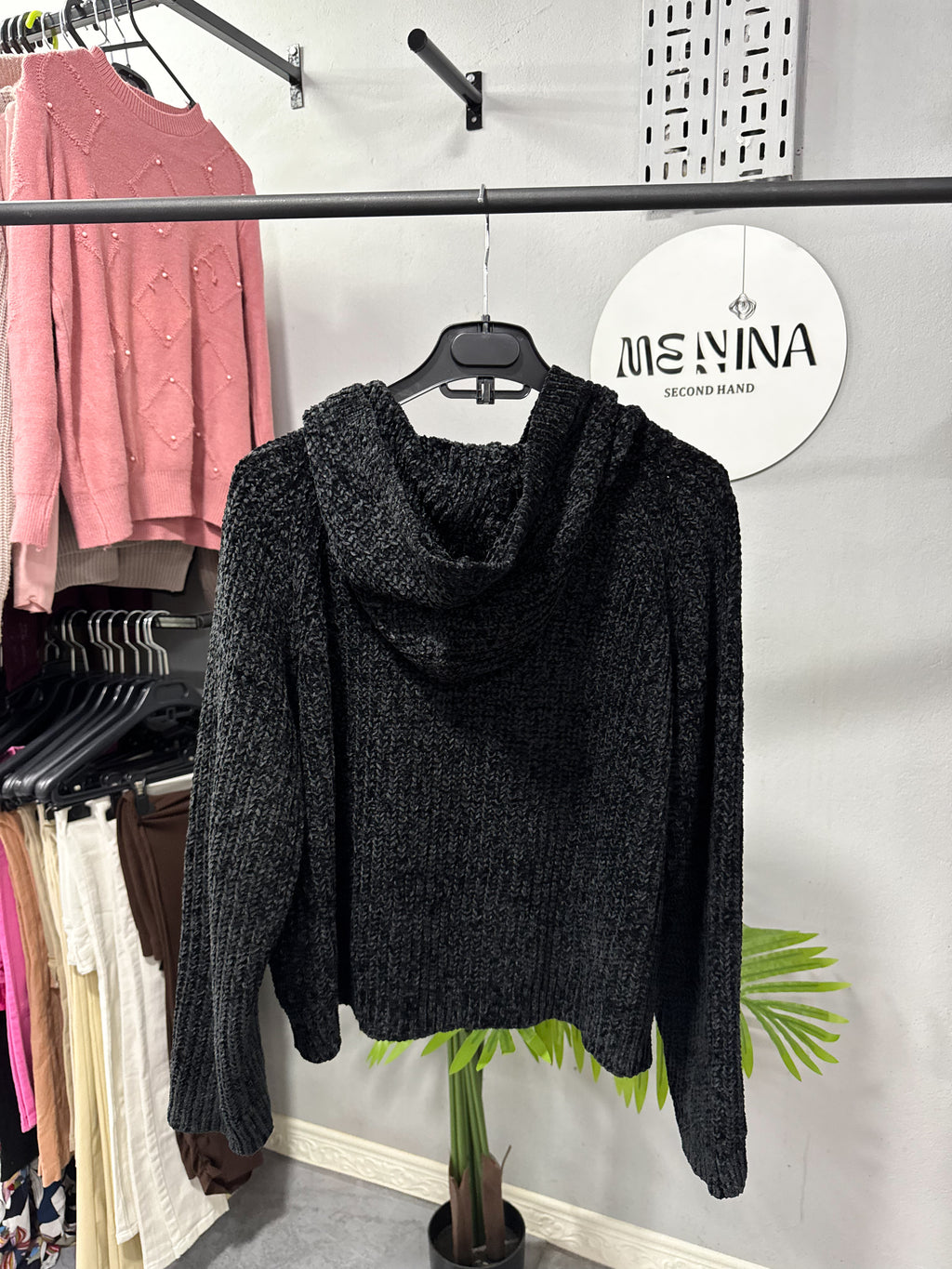 Canguro chenille negro
