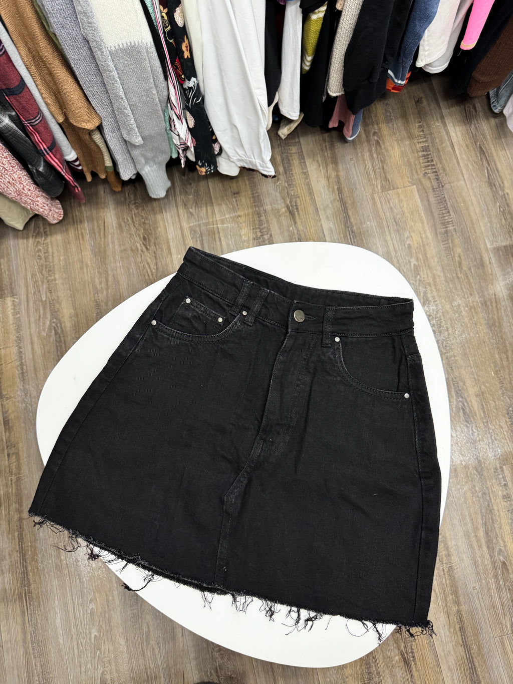 Pollera negra de Jean Indian