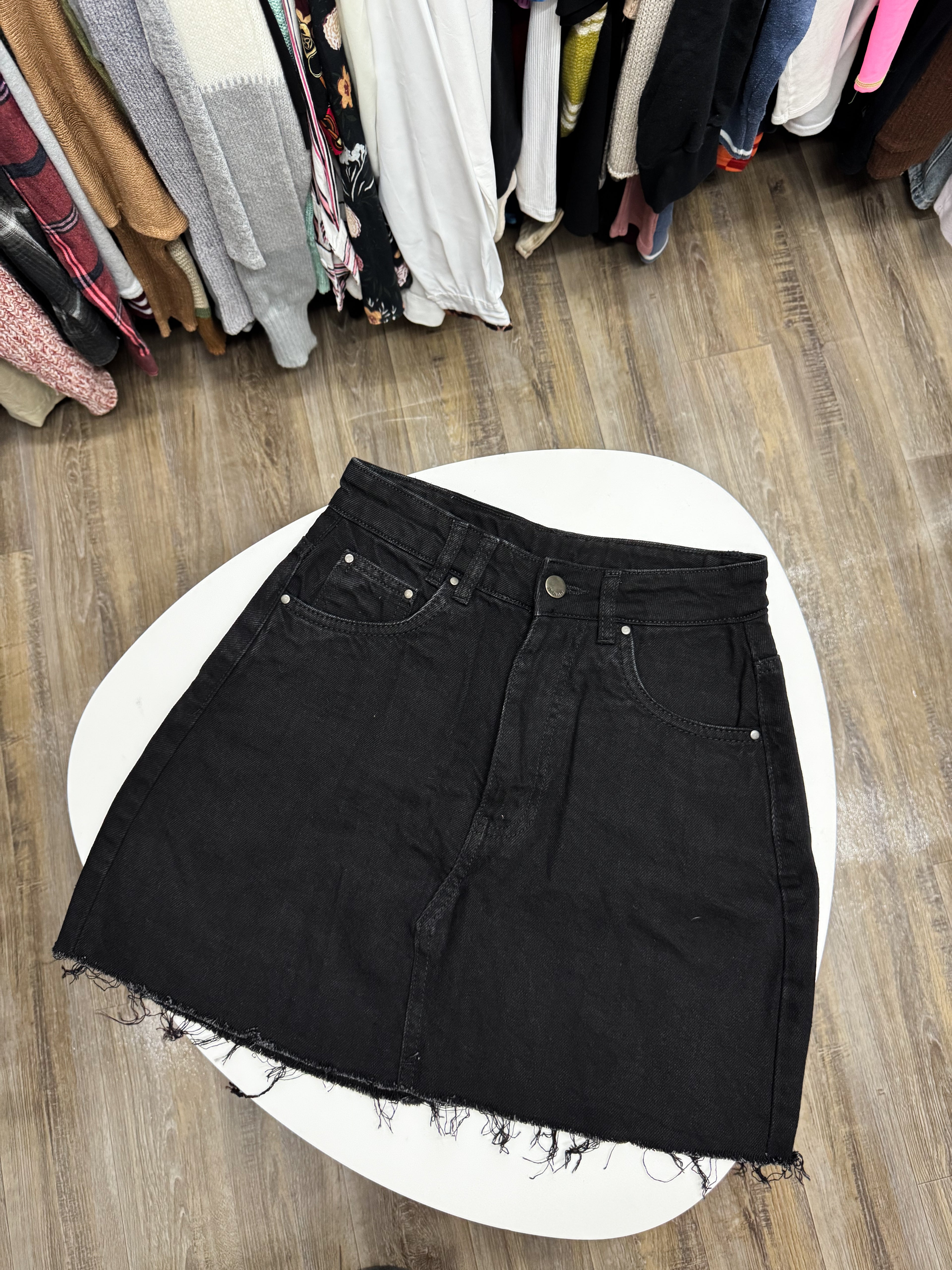 Pollera negra de Jean Indian