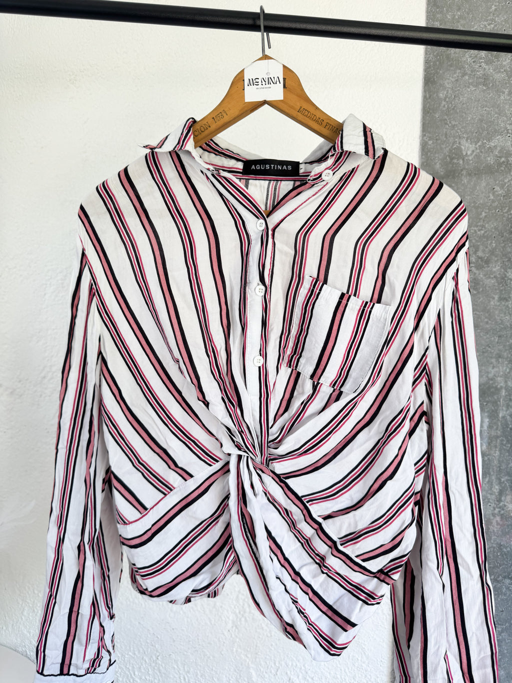 Camisa con nudo AGUSTINAS