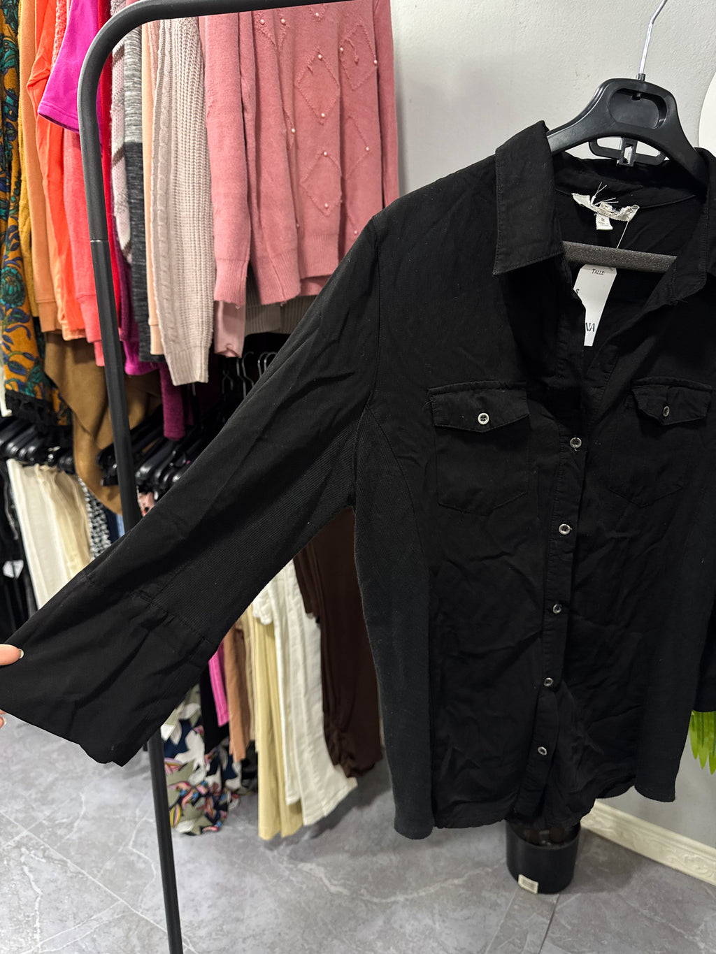 Camisa negra talle M