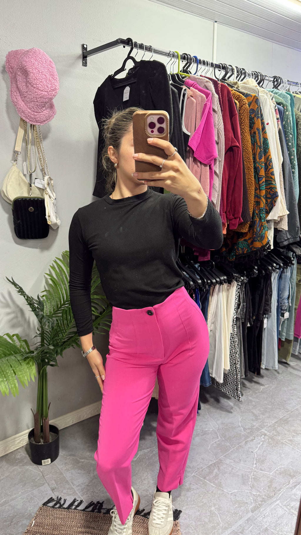 Pantalón ZARA rosado