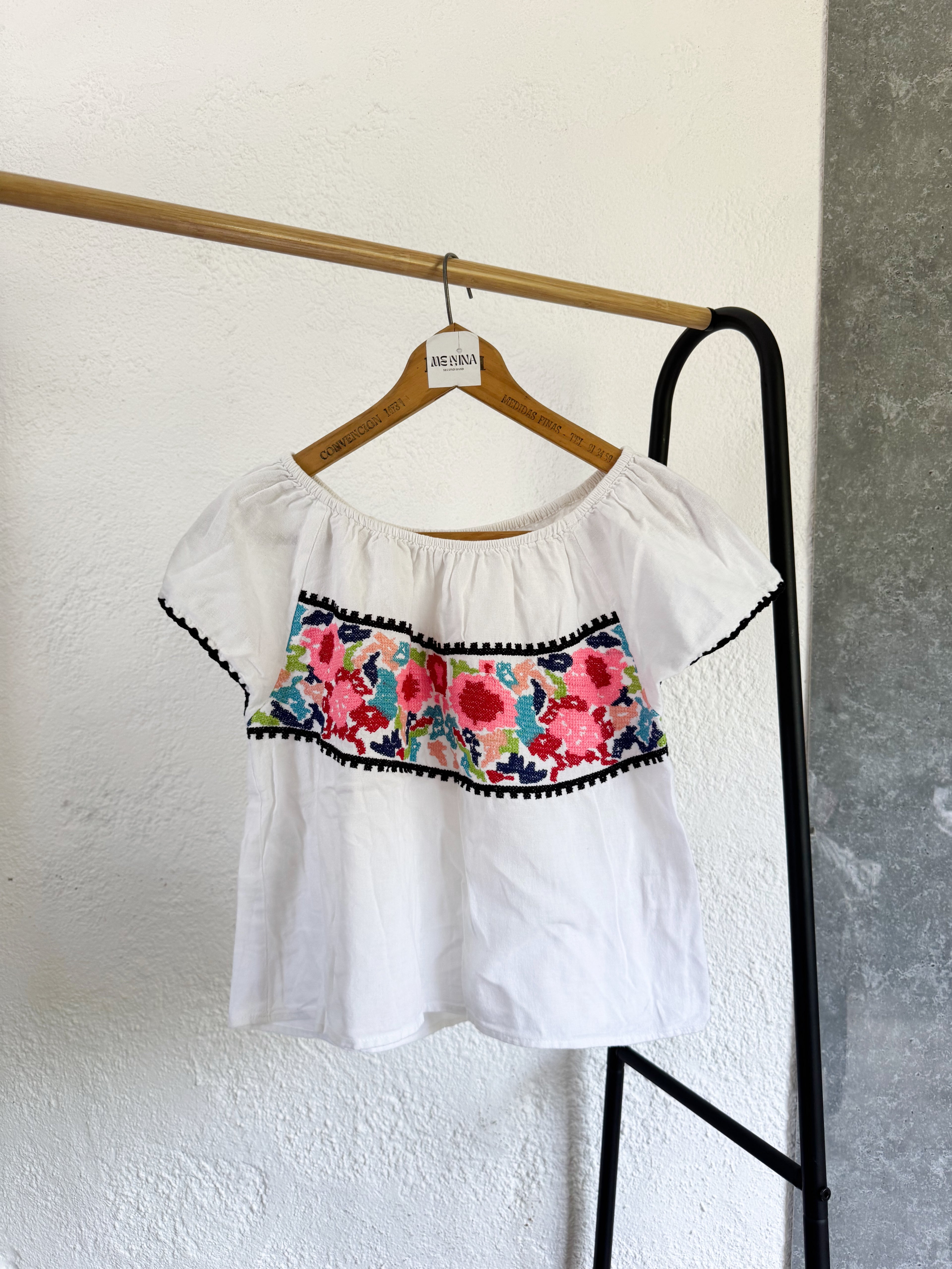 Blusa blanca Thomas Trent