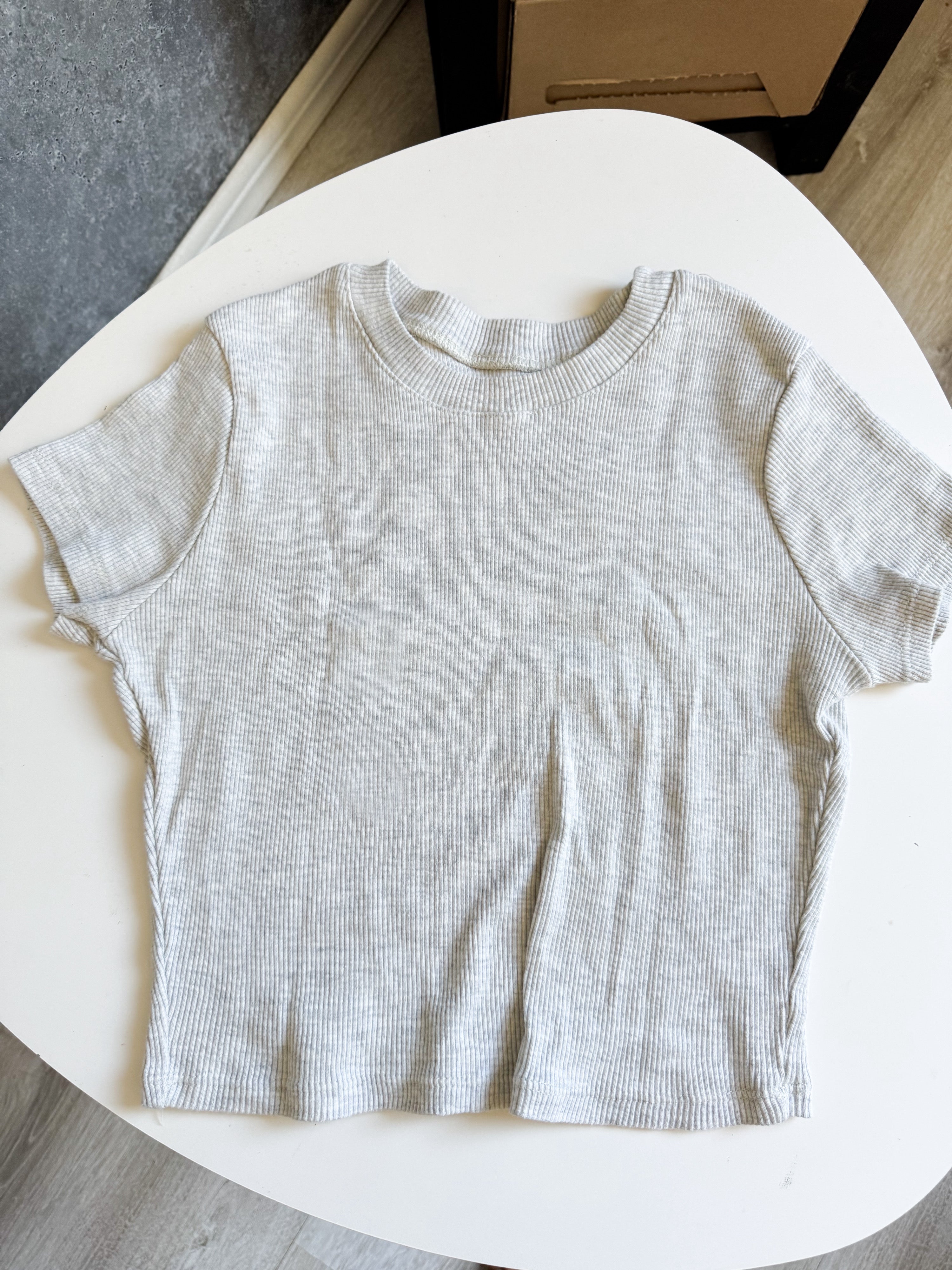 Top remerita gris