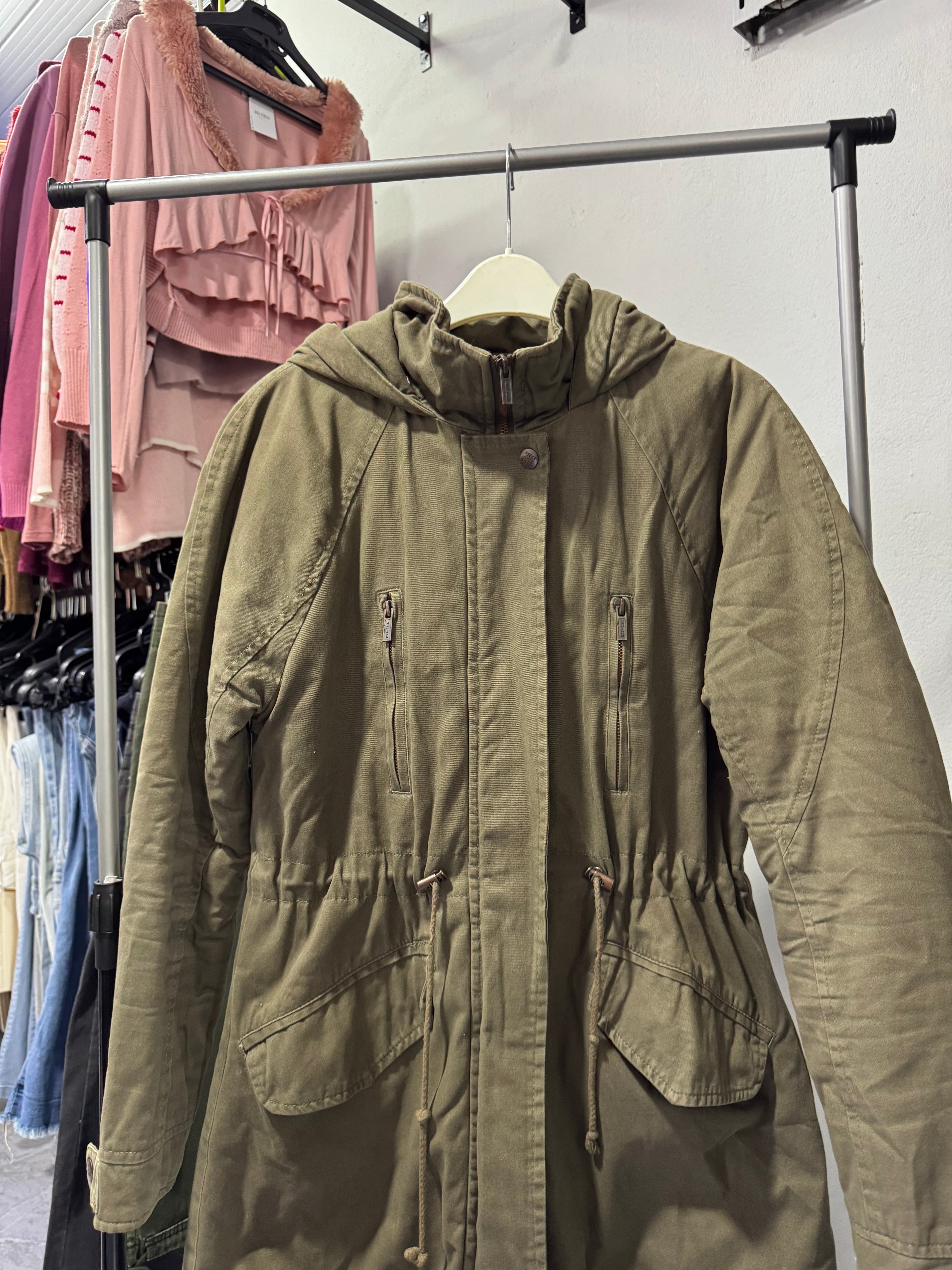Parka verde talle S