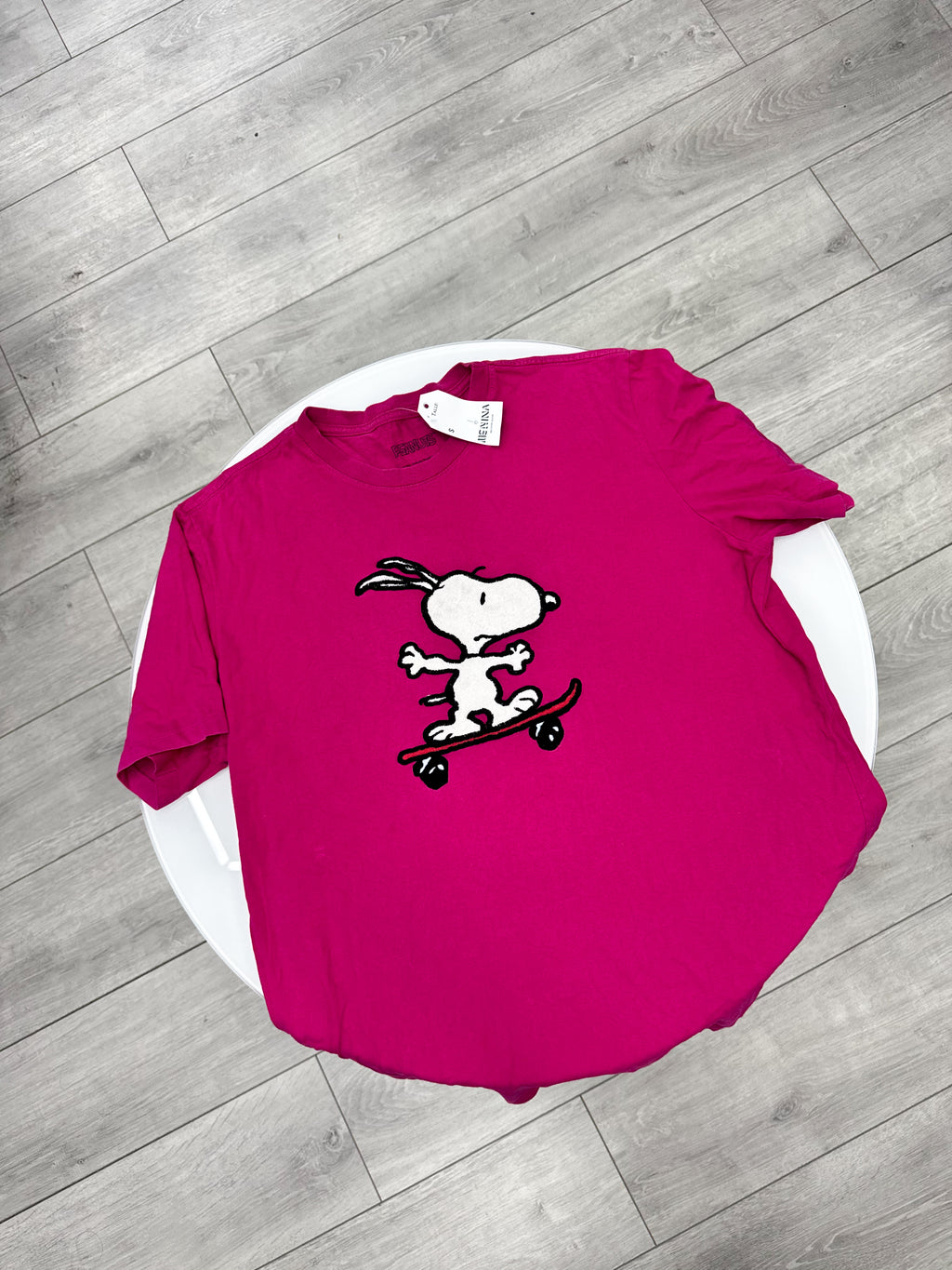 Remera rosada Snoopy