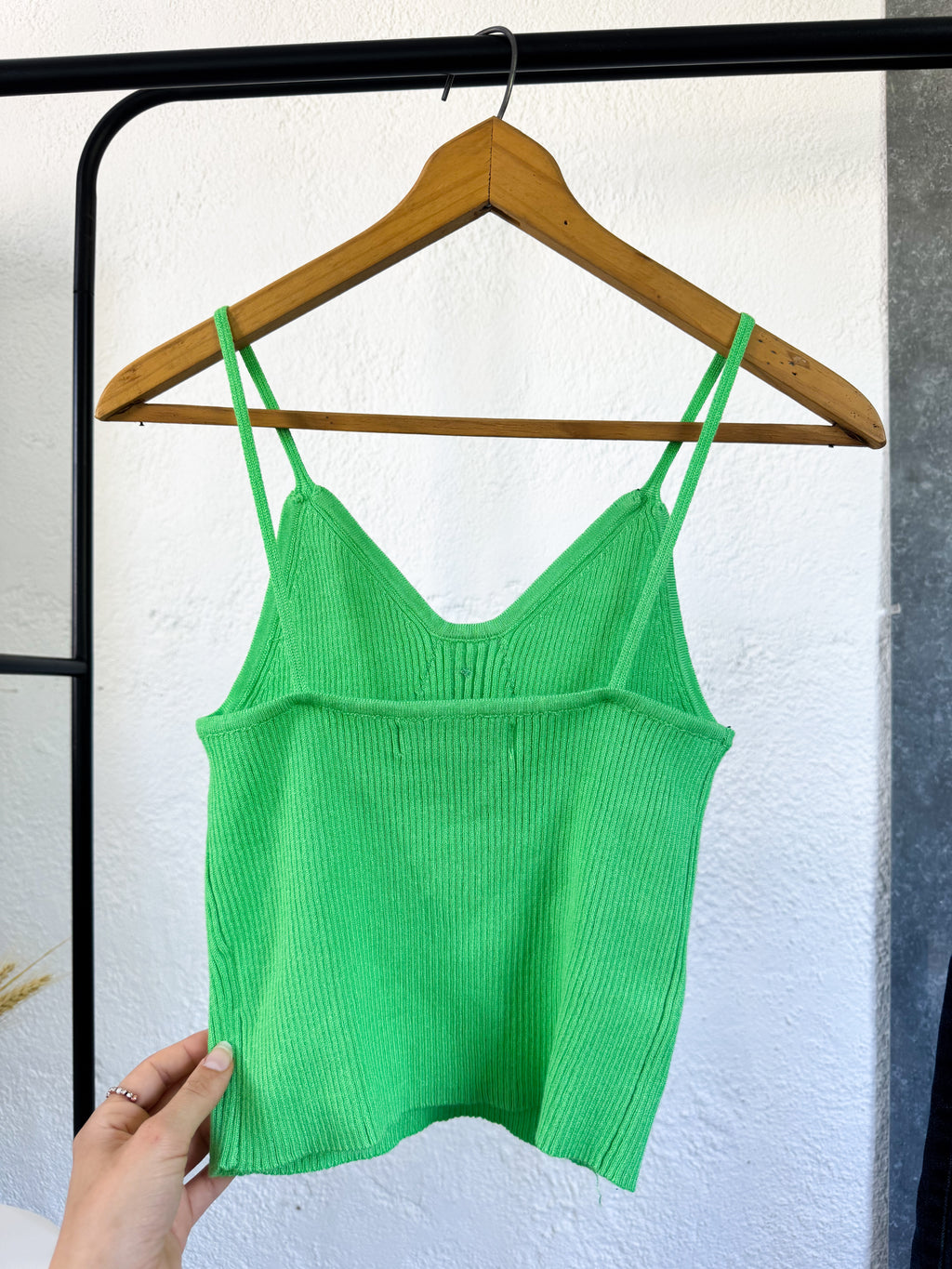 Top de hilo verde Daniel Cassin