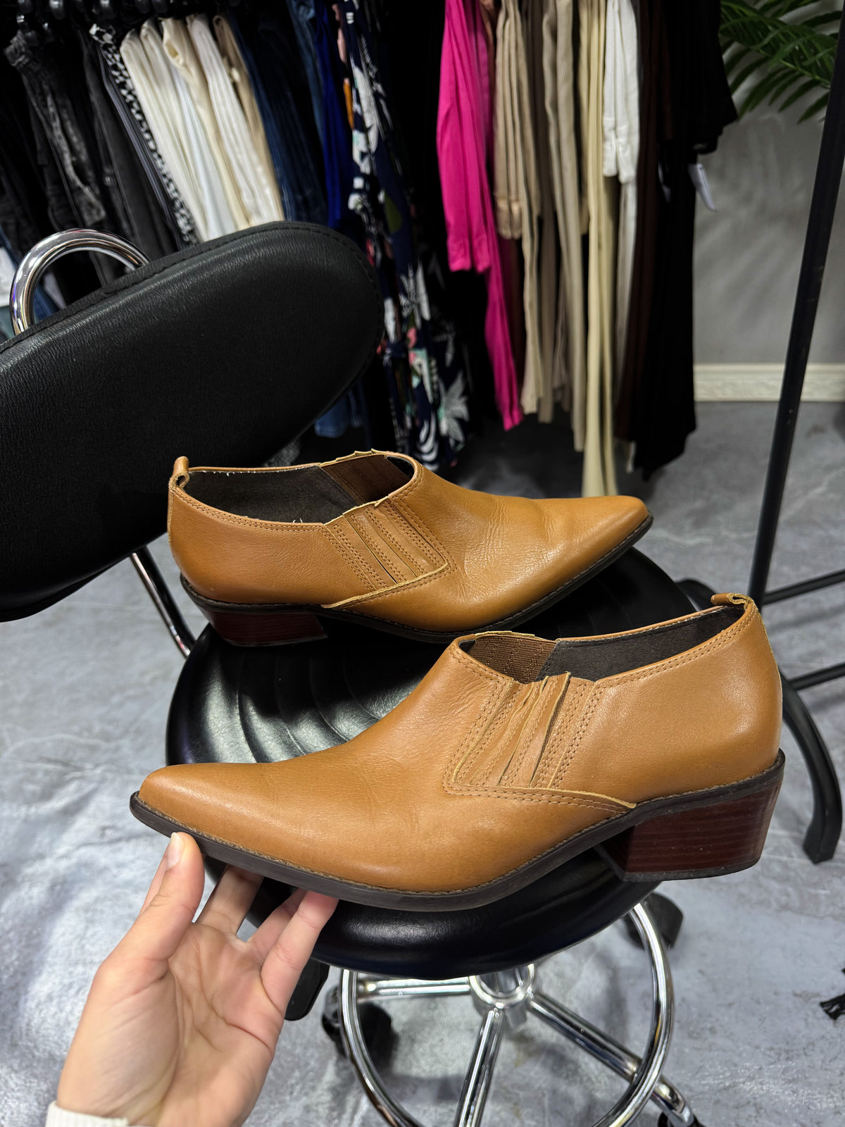 Botines de cuero marrones Marco Donatti