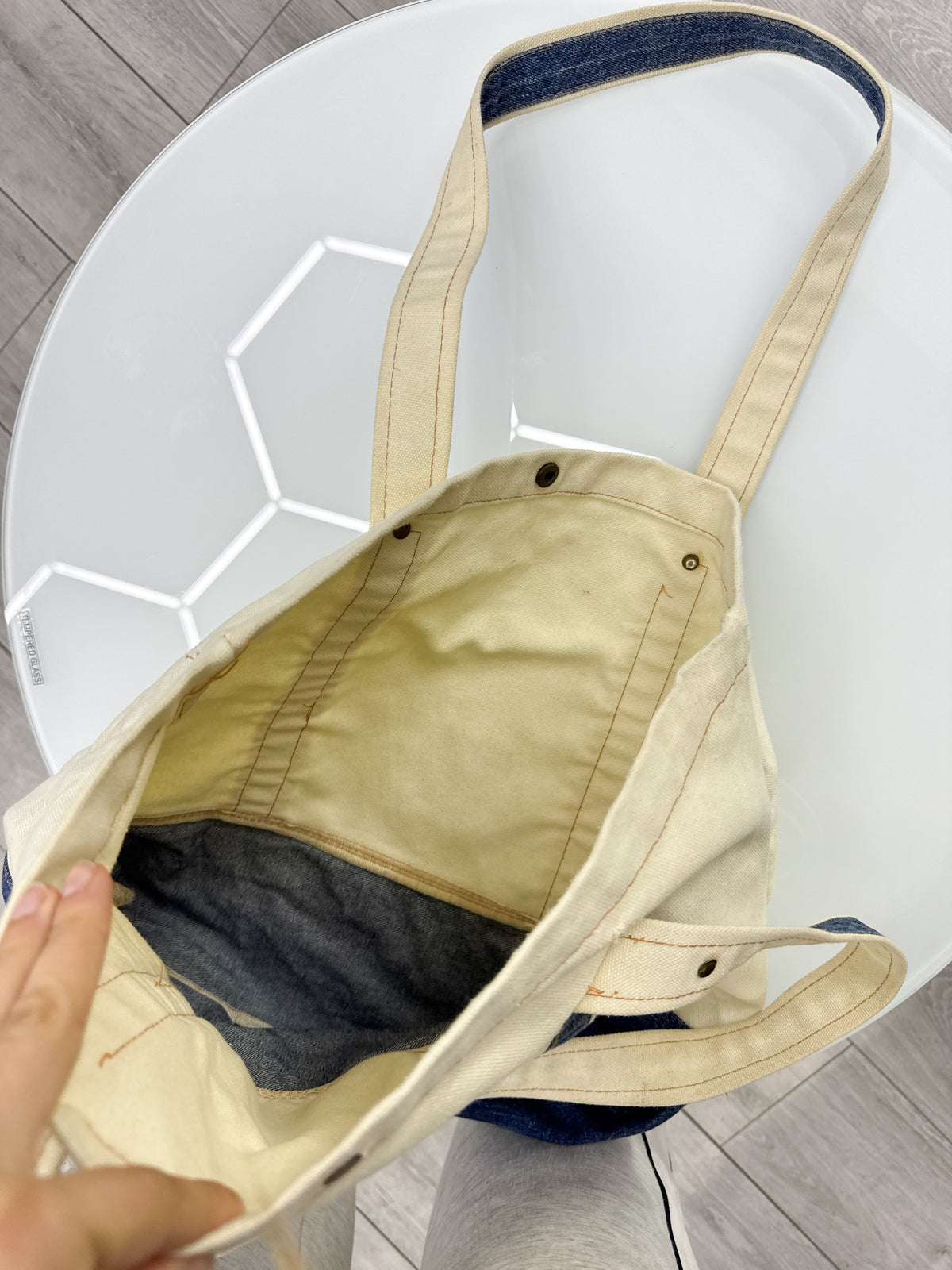 Bolso de Jean y tela