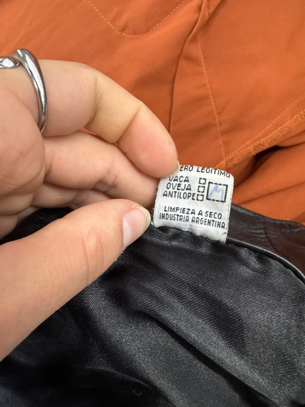 Chaqueta 100% cuero legítimo