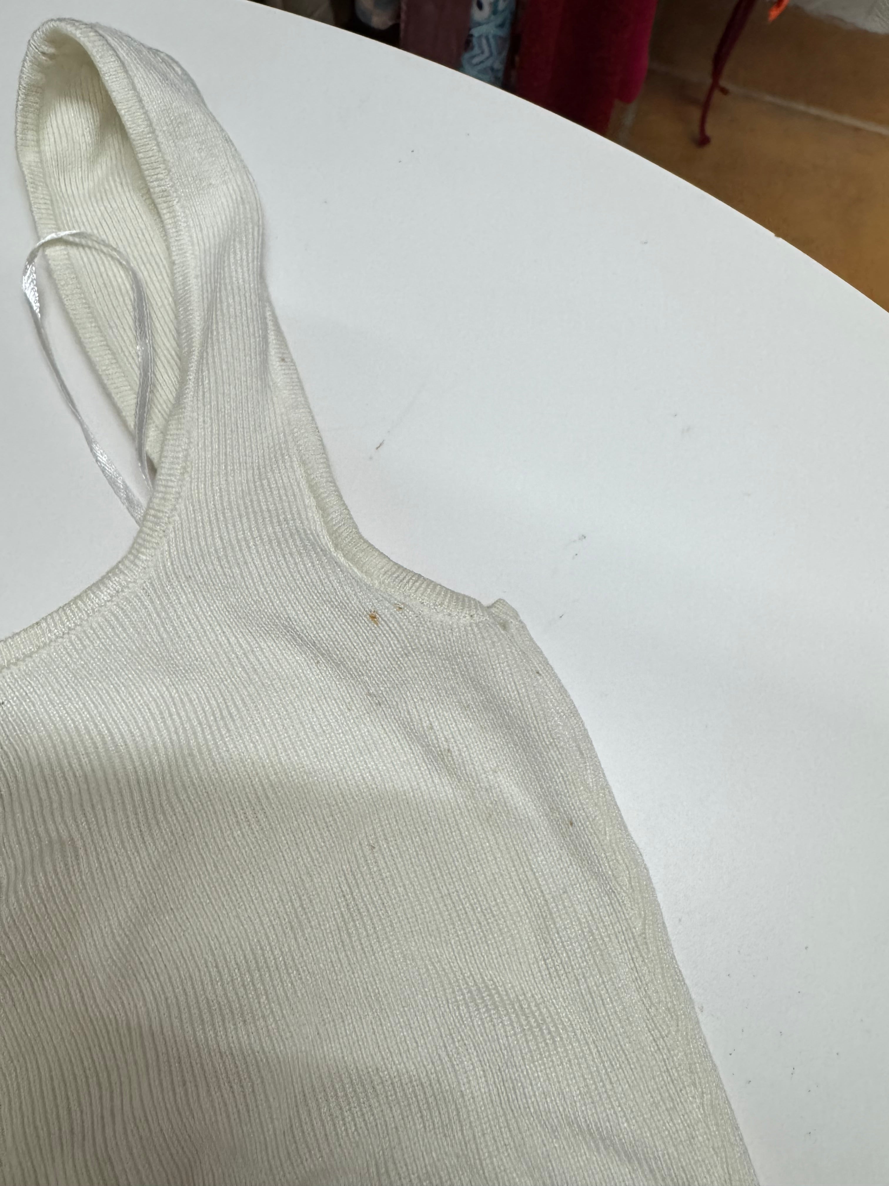 Top corset blanco *con detalle