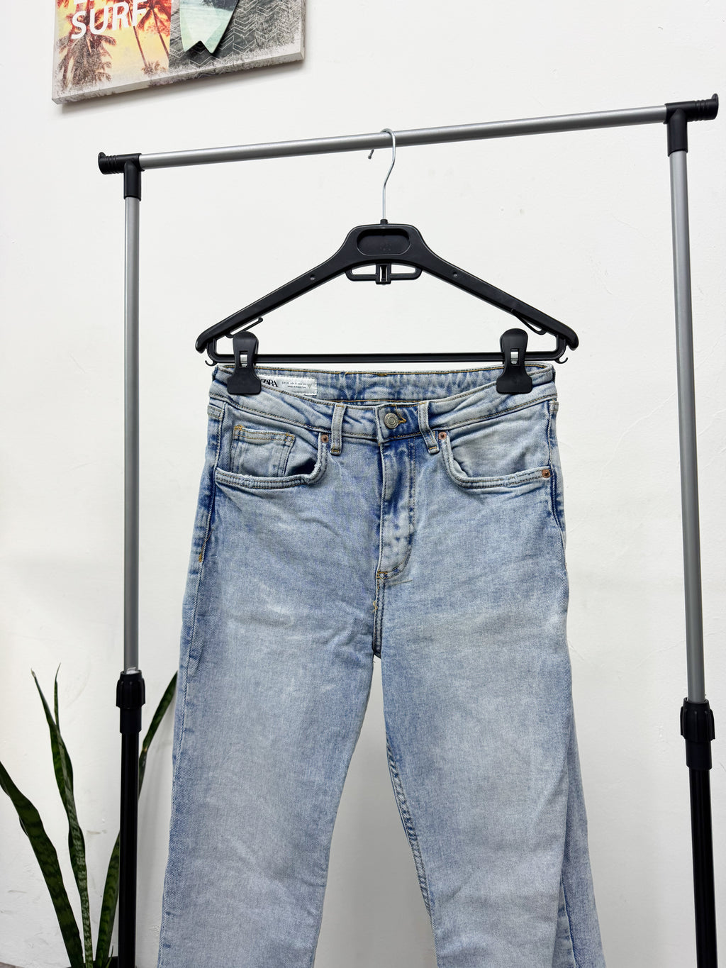 Jean ZARA ancho talle 38