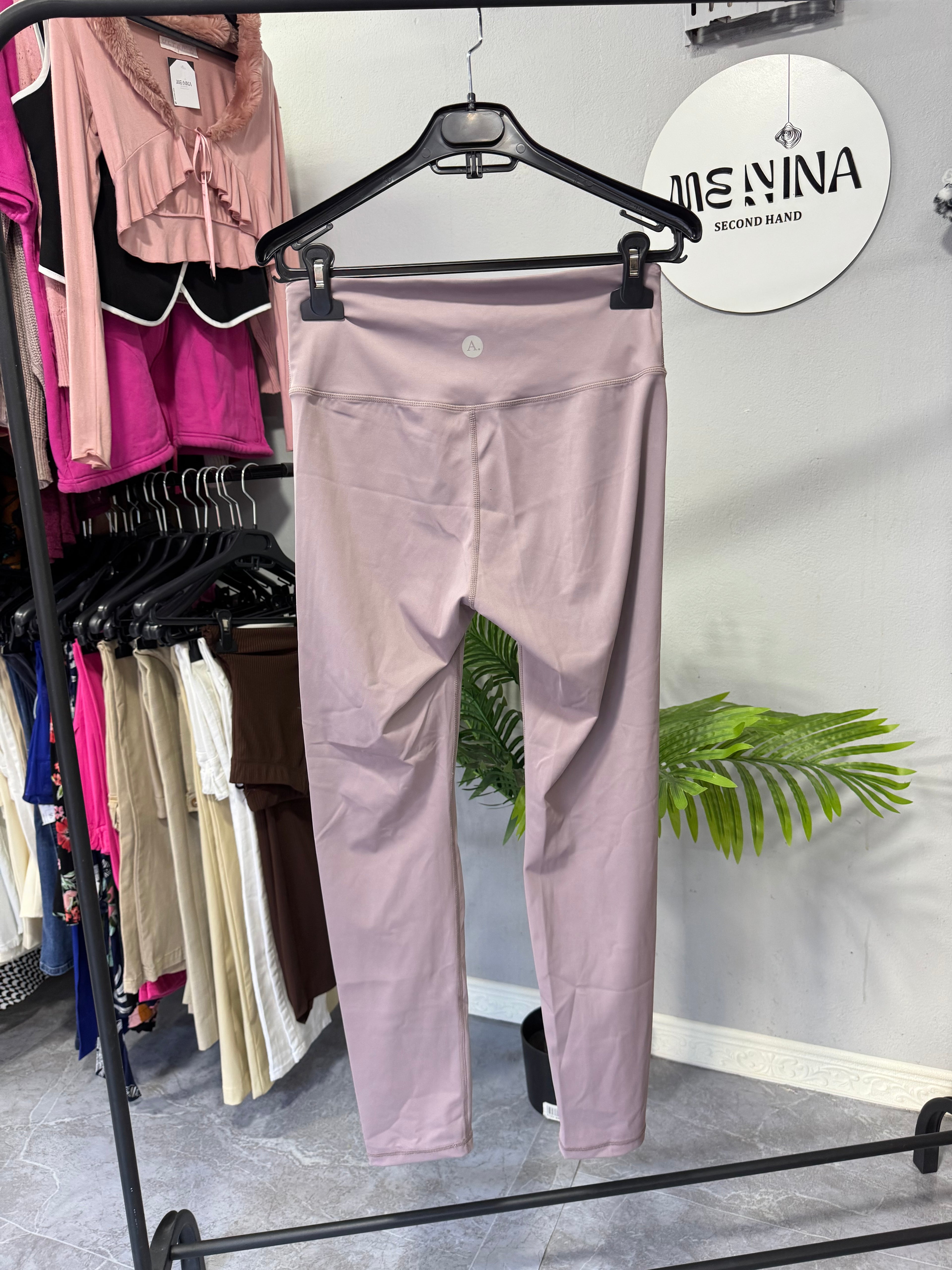 Calza gym color lila pastel