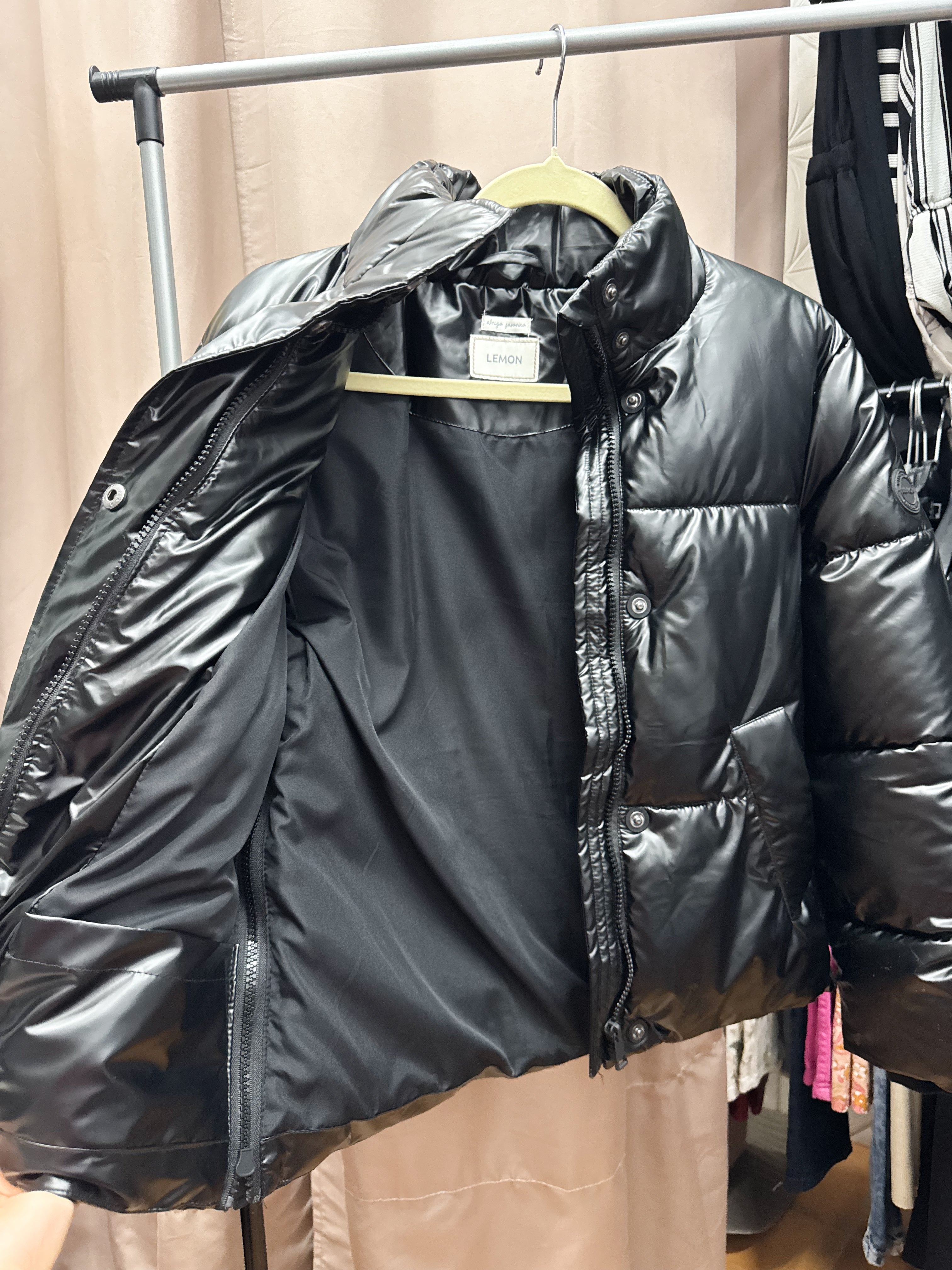 Campera LEMON de abrigo negra