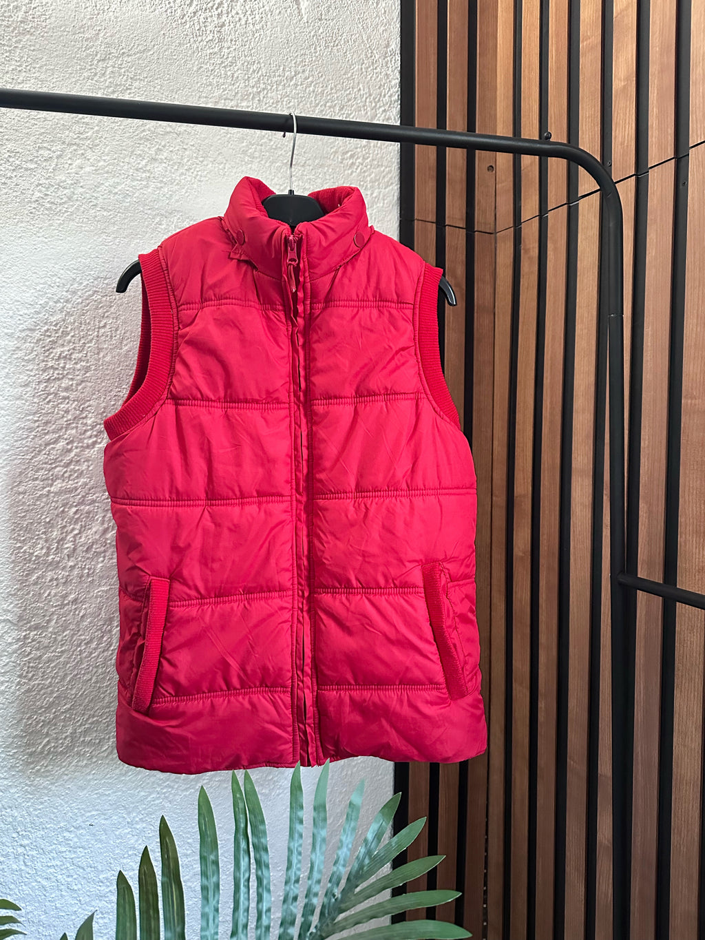 Chaleco rojo talle S
