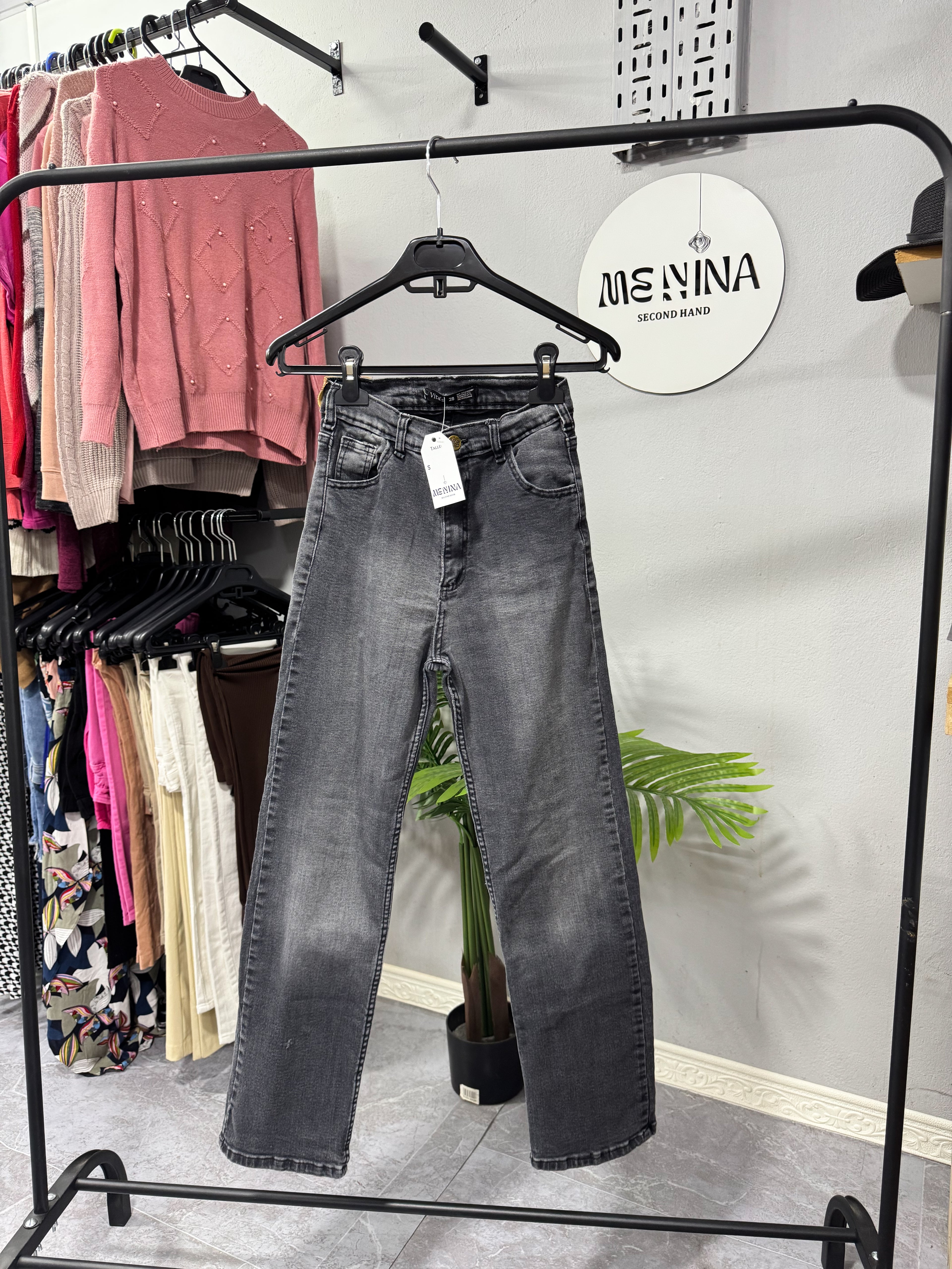 Jean recto gris Vita’S