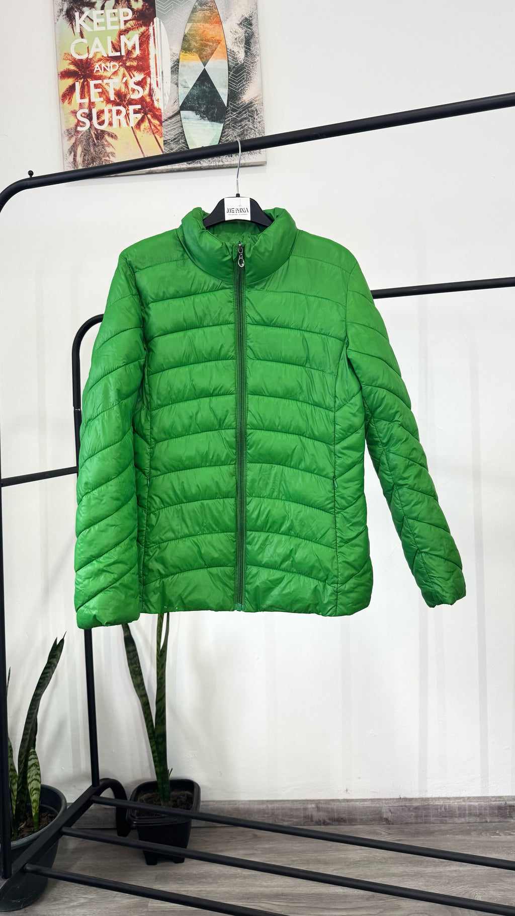Campera de abrigo verde