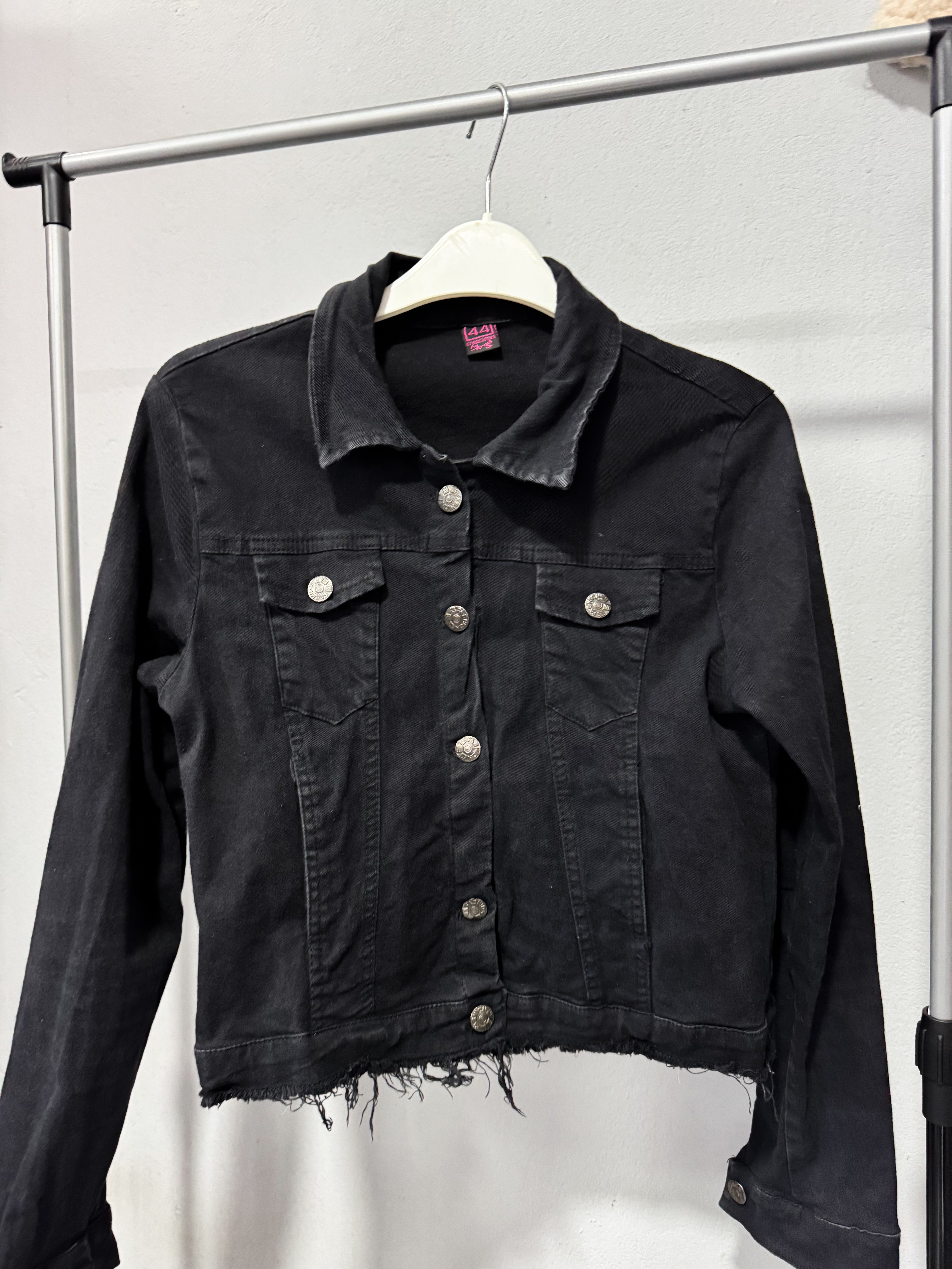 Chaqueta de Jean negra