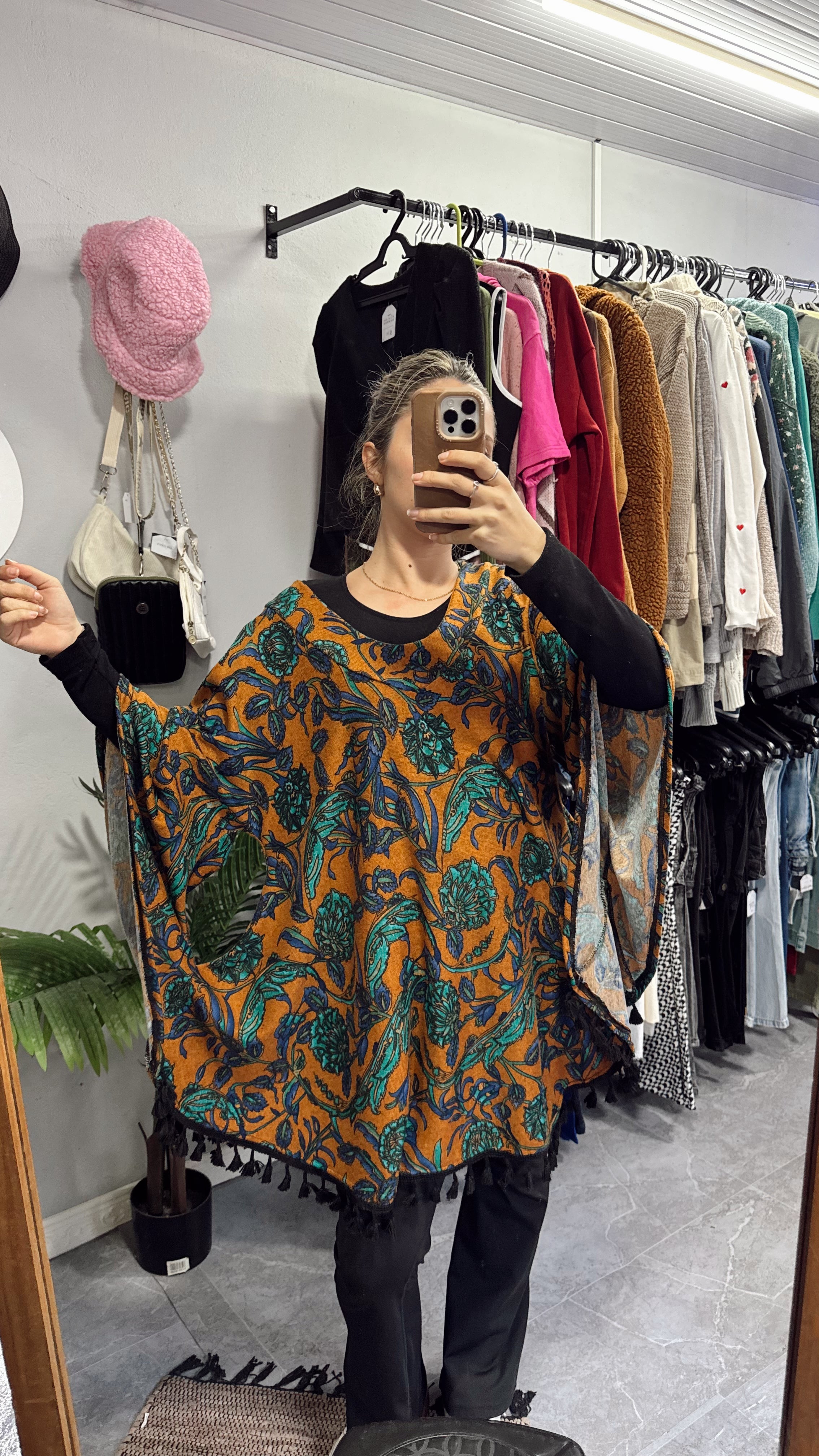 Poncho talle único