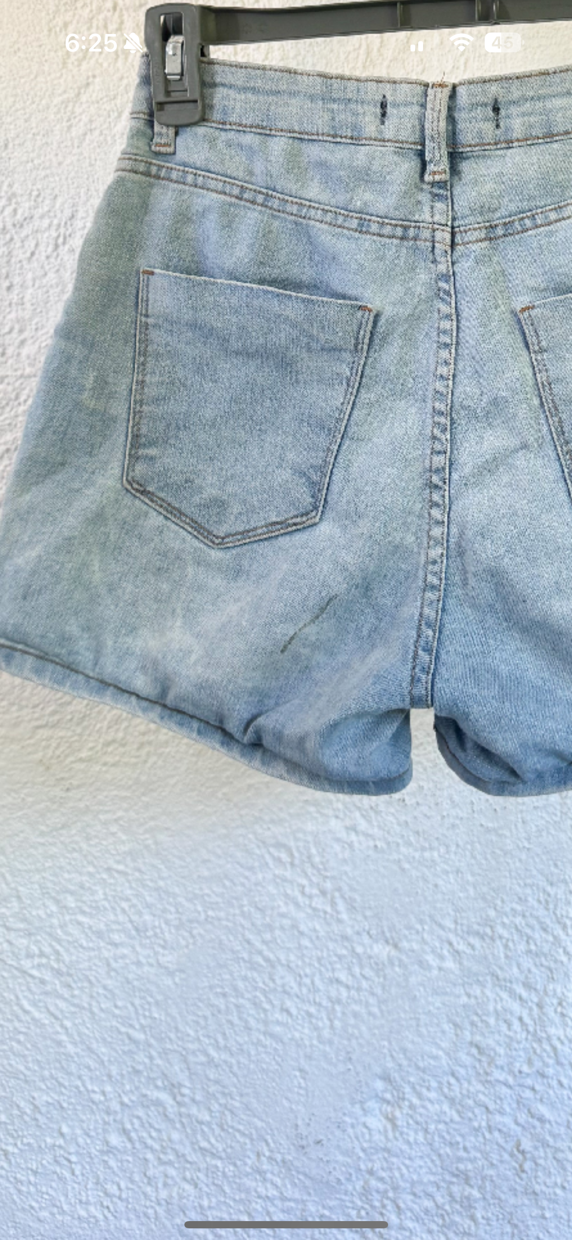 Short de jean Hering *con detalle