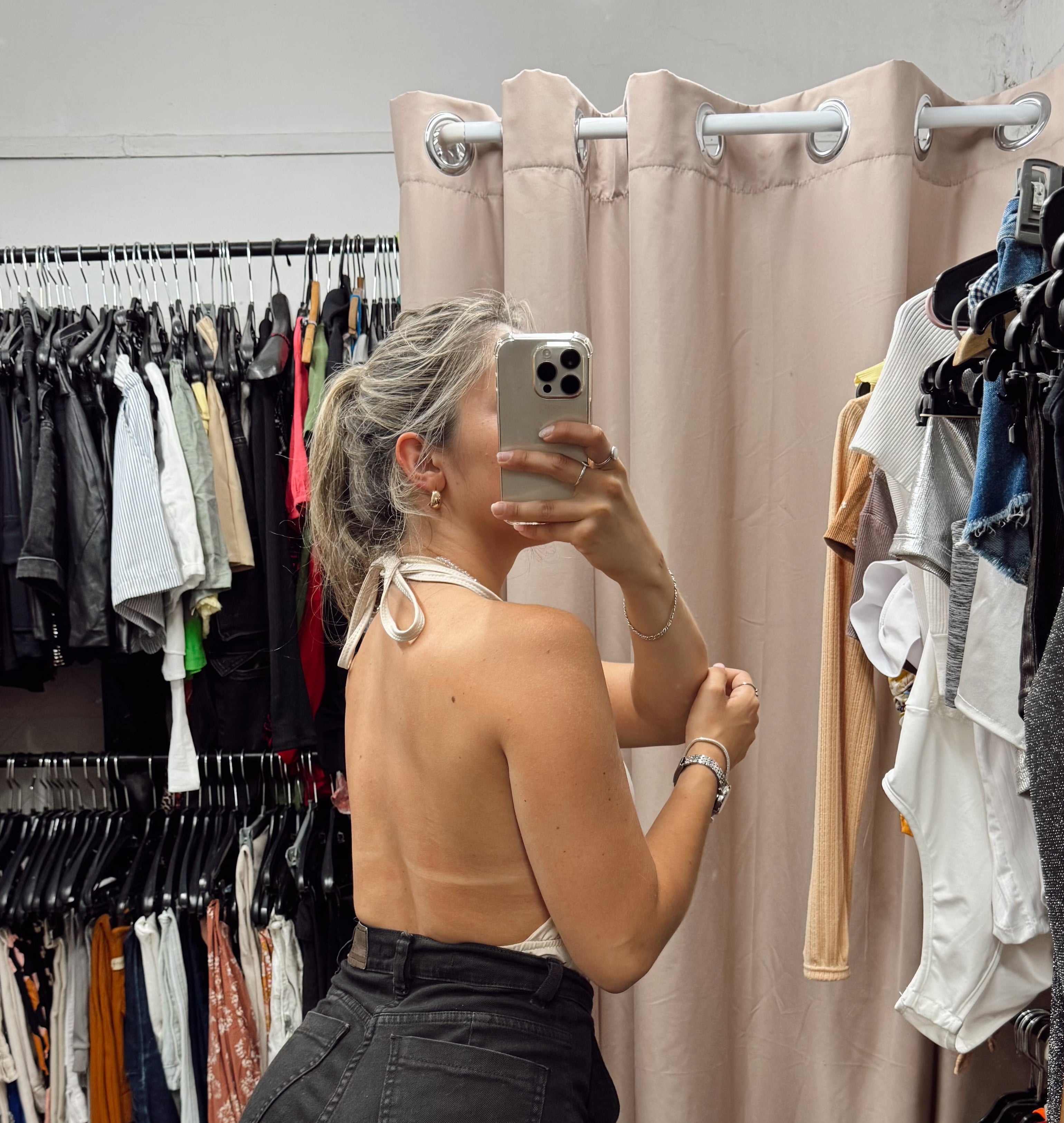 Body beige con push up