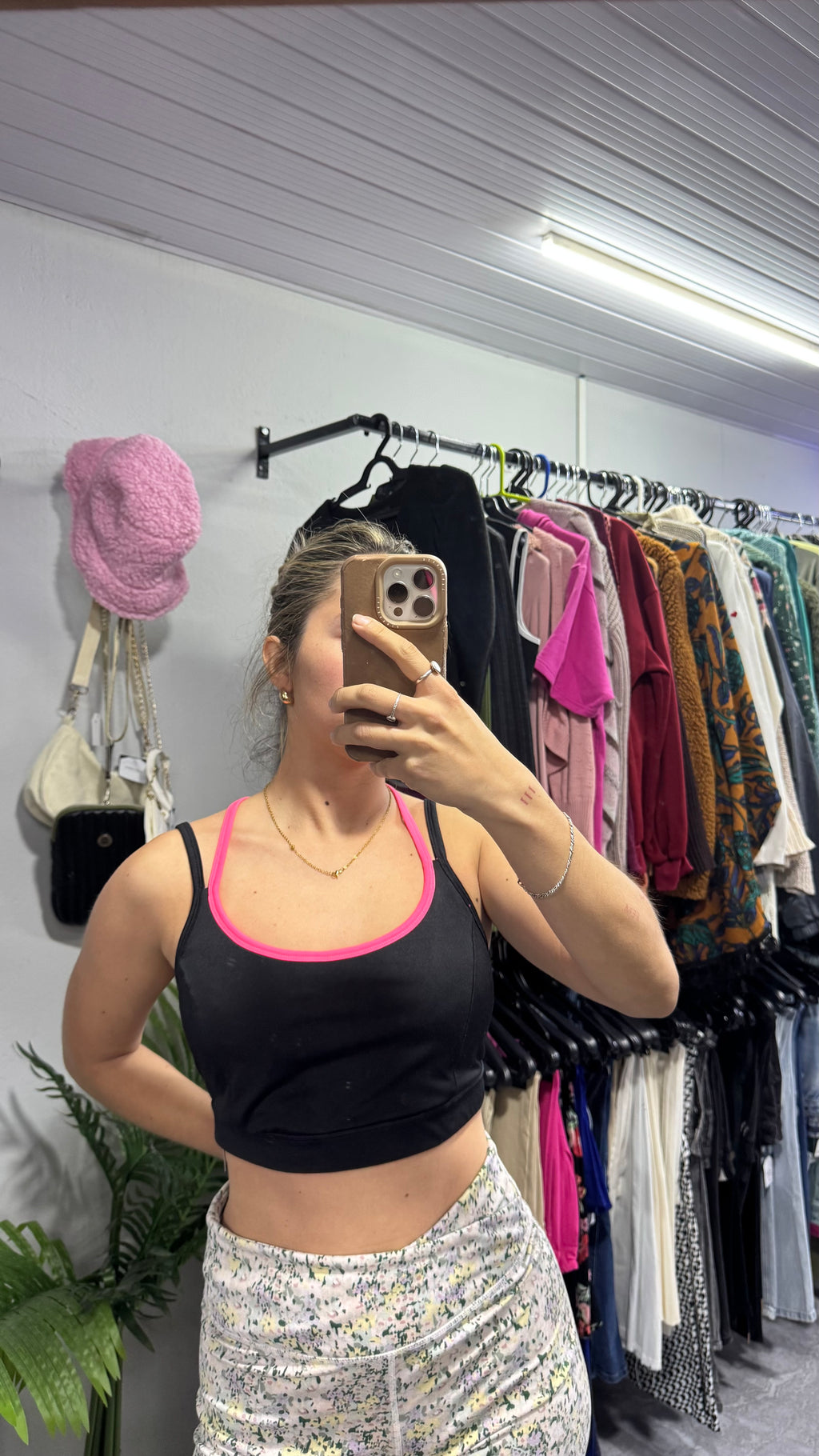Top negro gym Reebok original