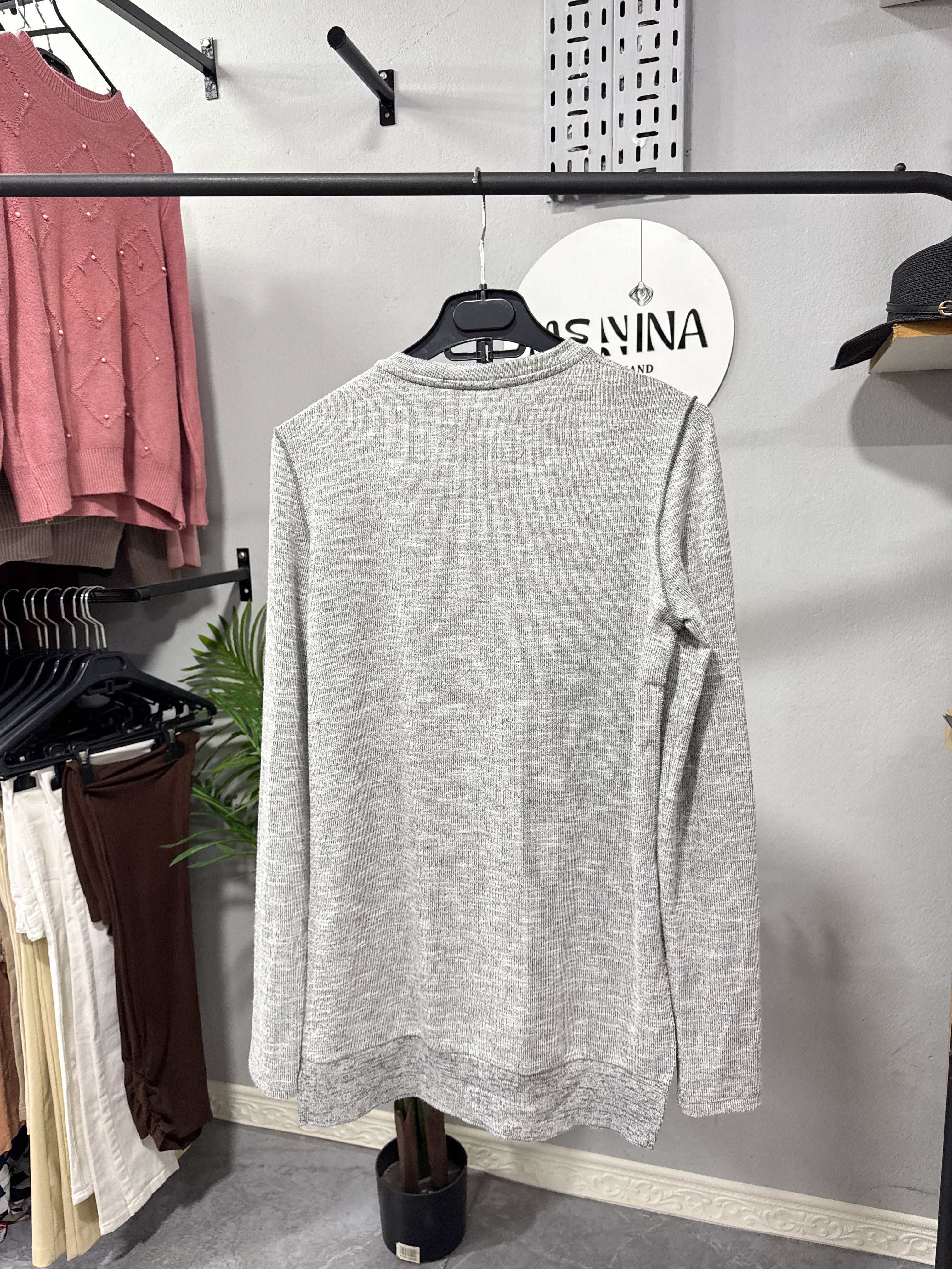 Buzo gris ZARA