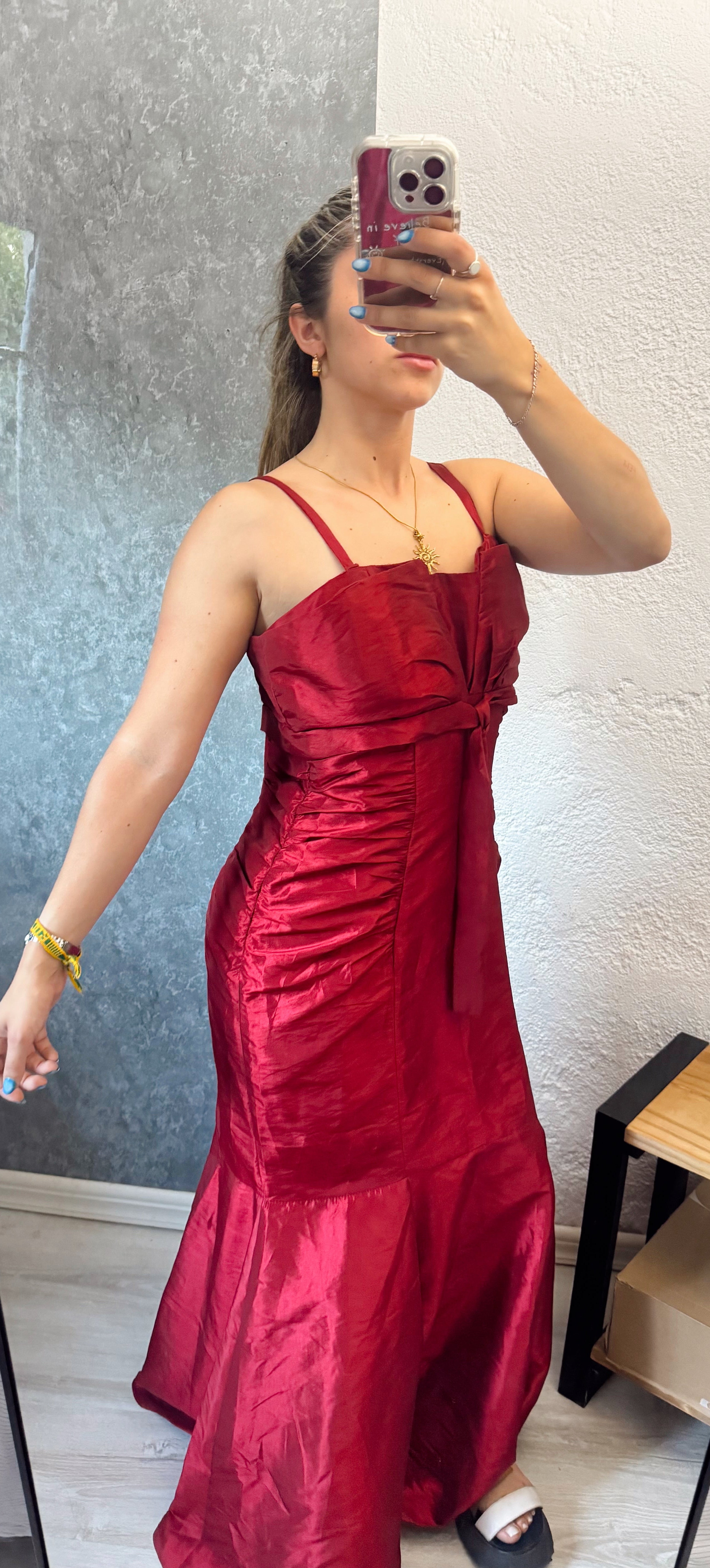 Vestido de fiesta rojo