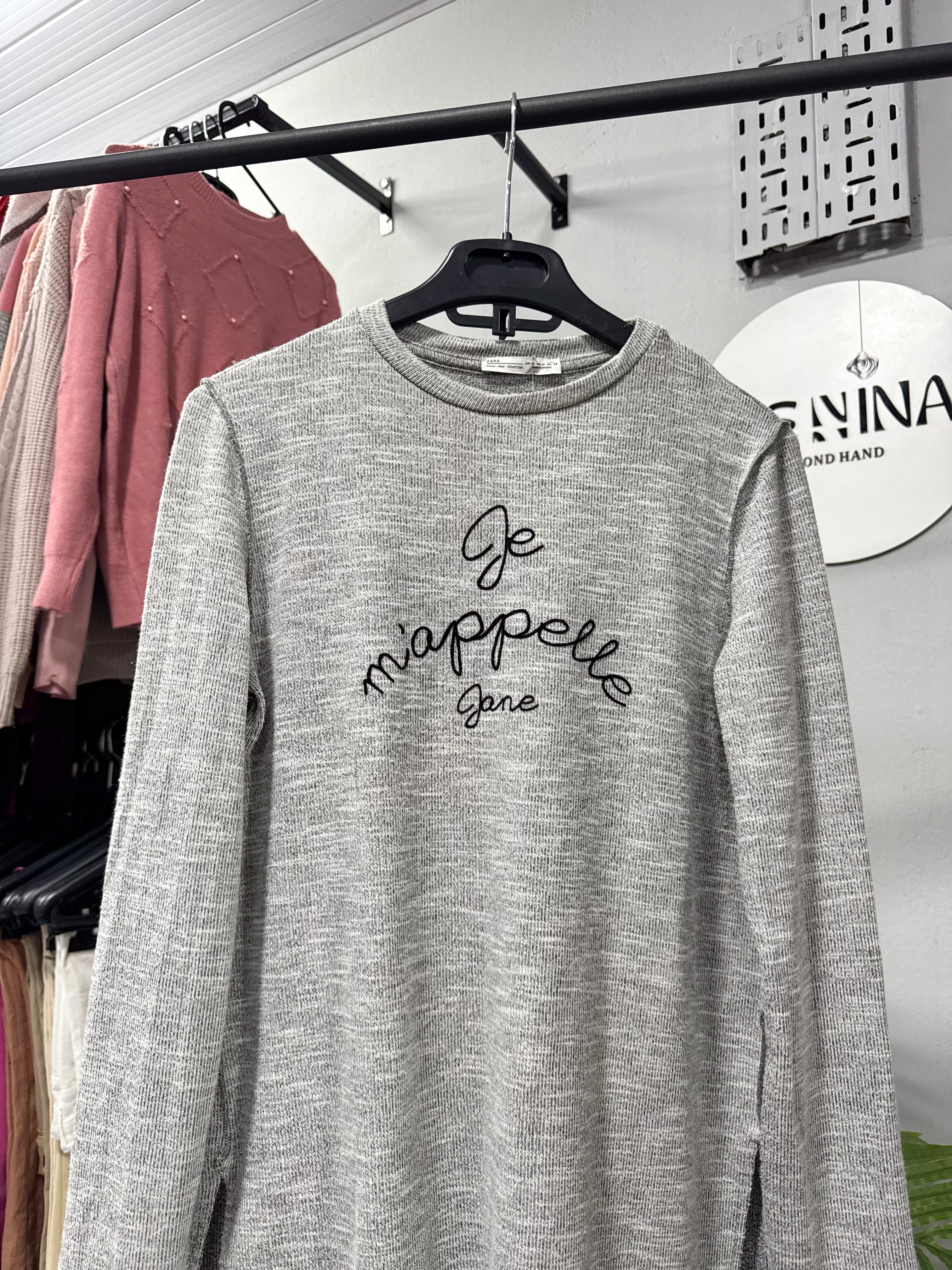 Buzo gris ZARA