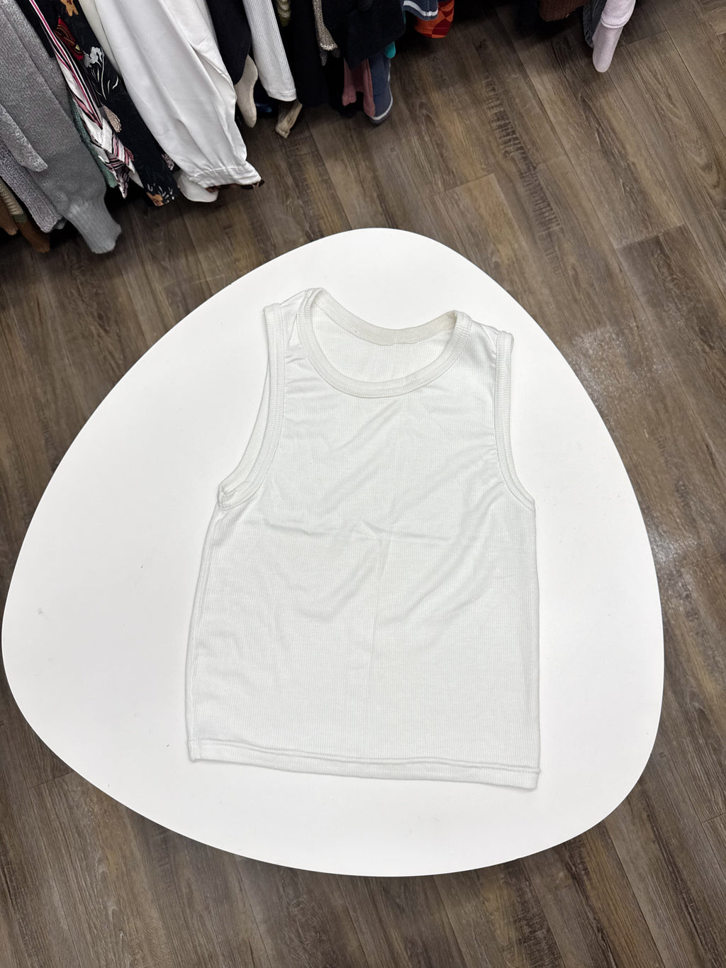Top musculosa blanco